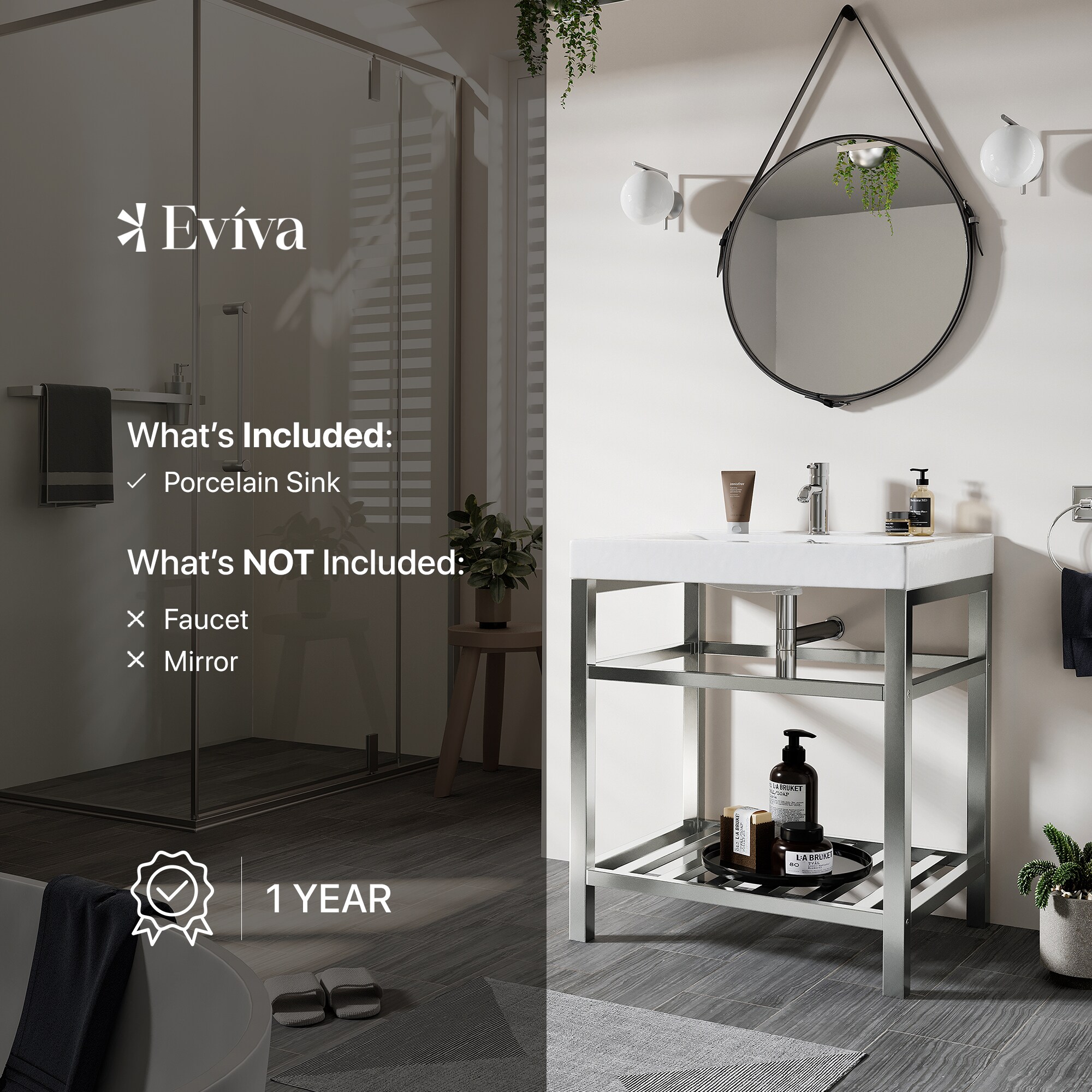 Eviva EVVN08-24SS Bath-Vanity-Combo - View #8