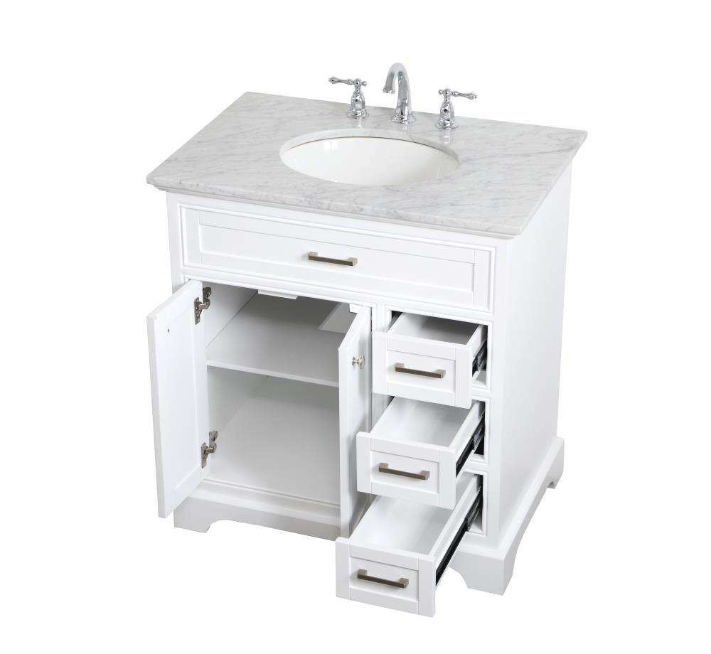 Elegant Decor FI45032WH Bath-Vanity-Combo - View #5
