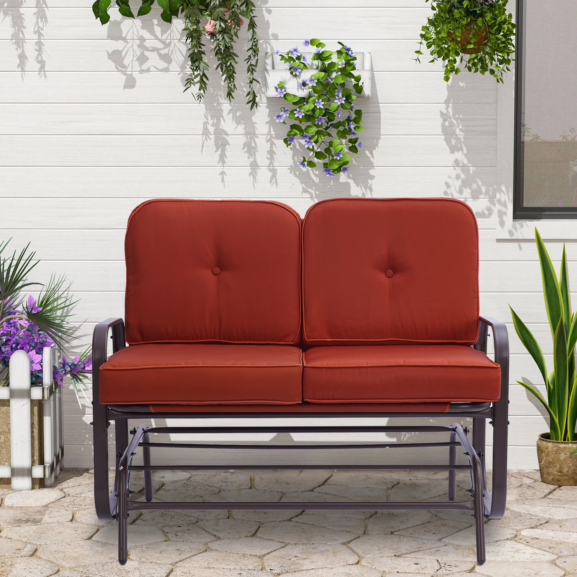 glider chair outdoor lowes