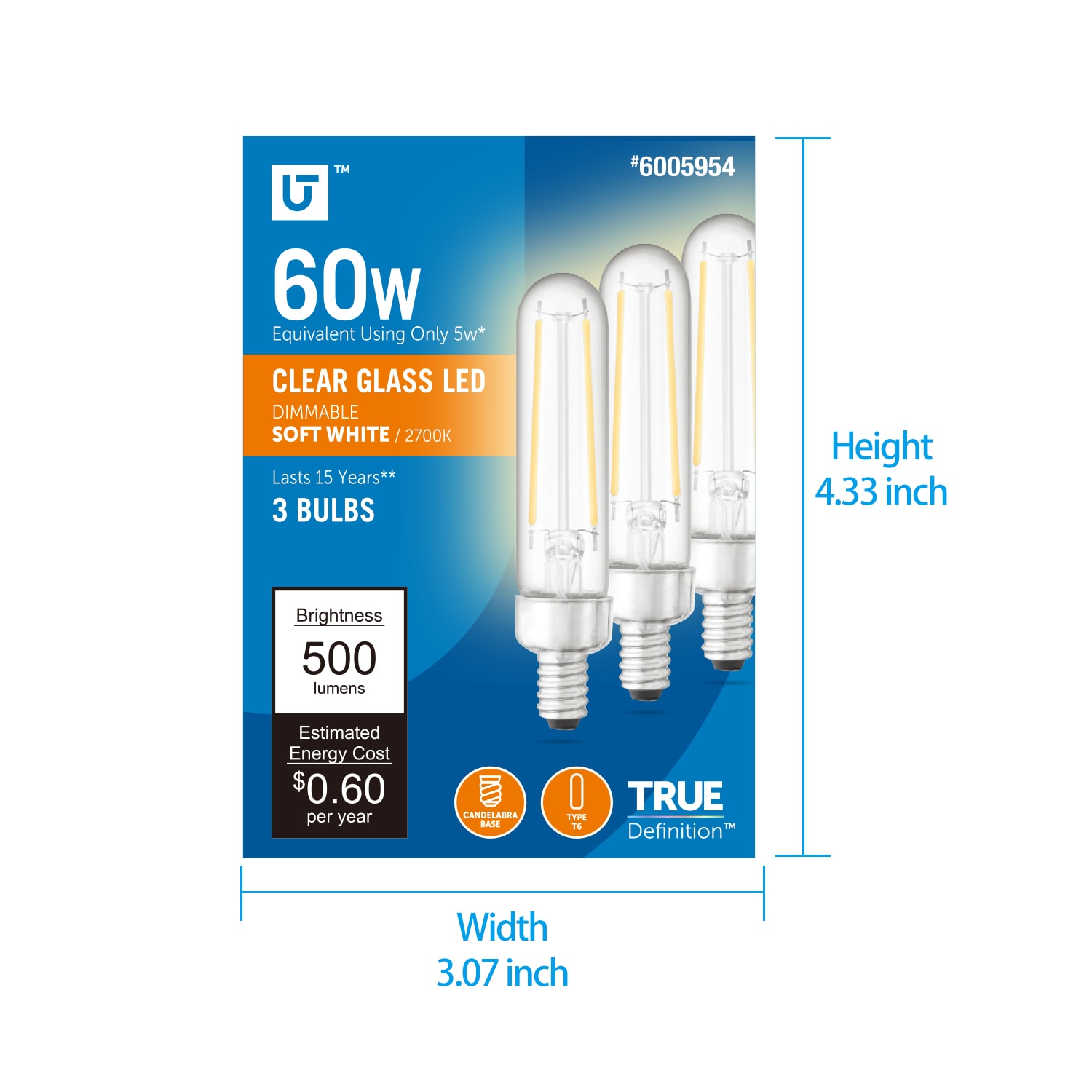 Utilitech 16C18-T6C-C-5W-27 Led-Lights - View #4