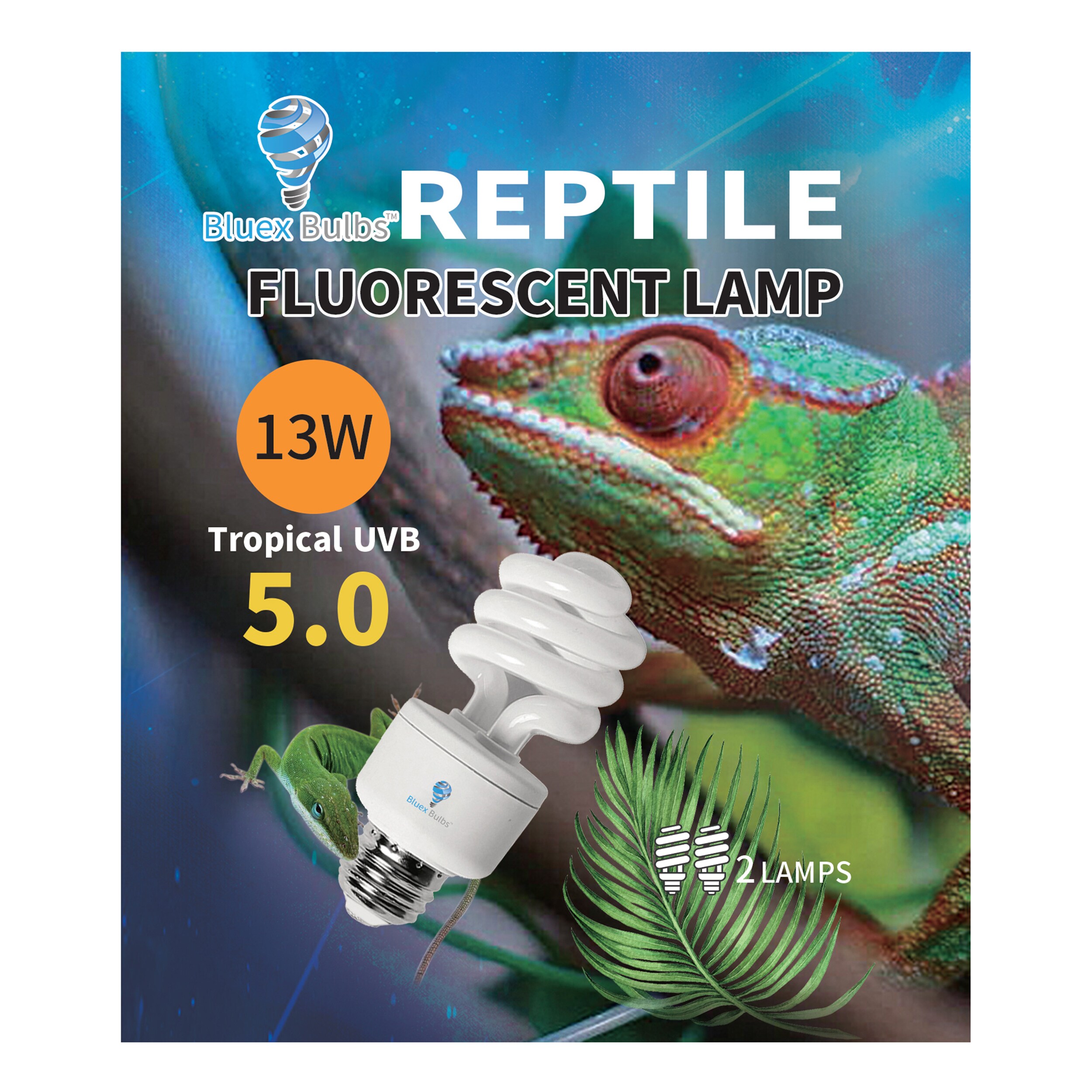 Bluex Bulbs REP-CFL-UVB5-13 Grow-Light-Bulbs - View #10