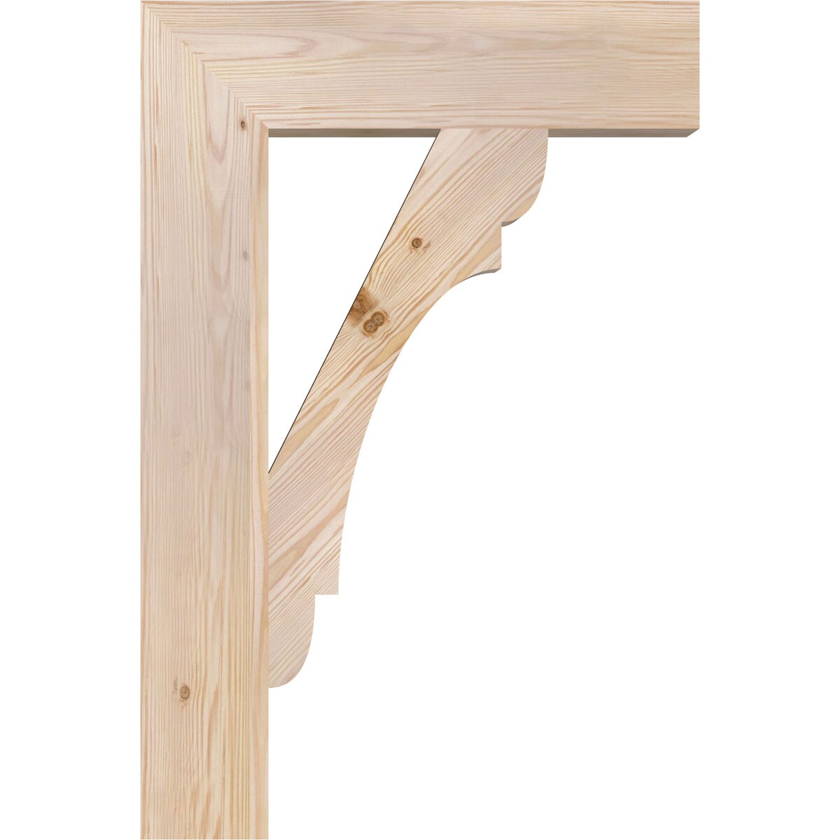 Ekena Millwork BKT06X24X36OLY05SDF Exterior-Brackets-Braces - View #3