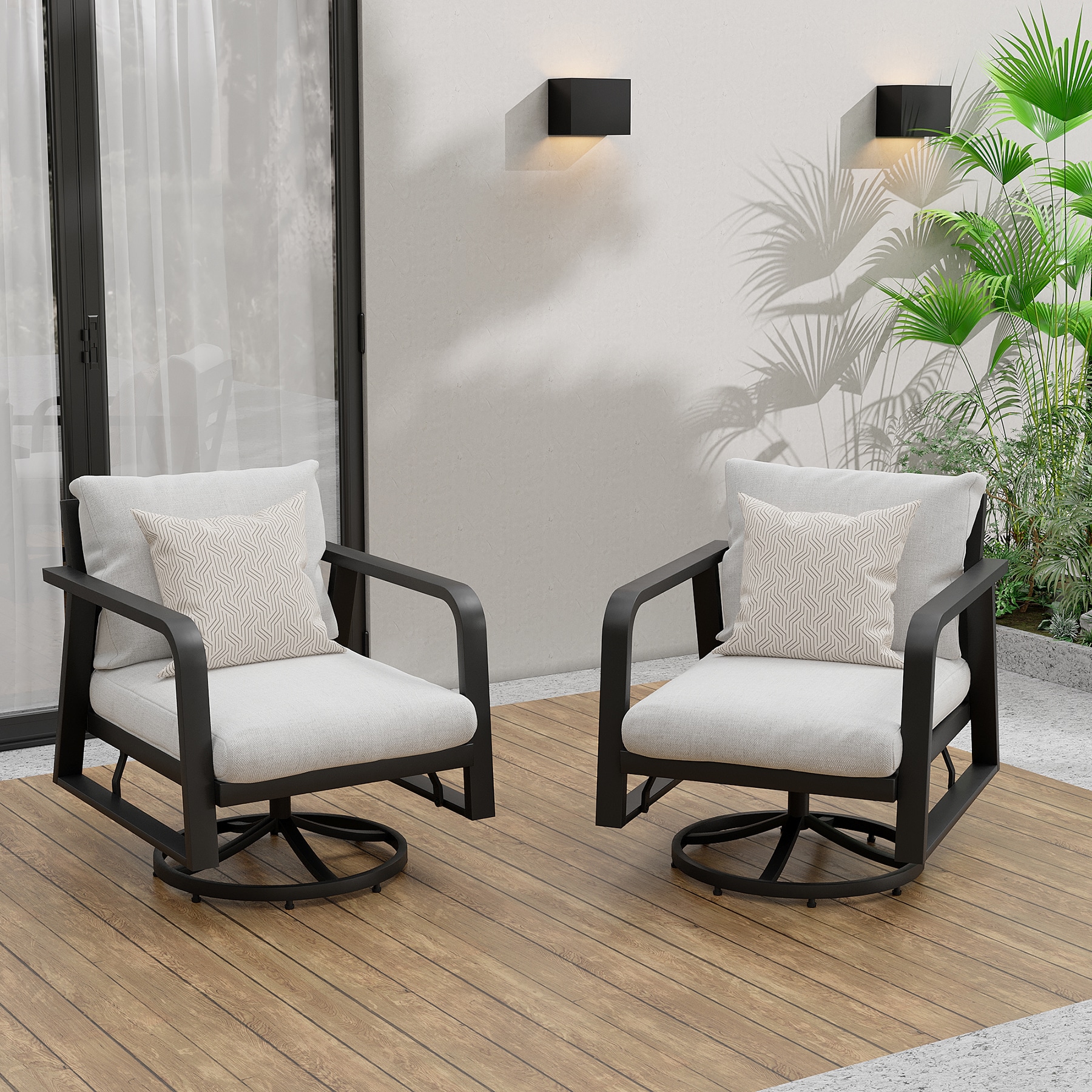 SINOFURN SYG1100014GY Patio-Chairs - View #2