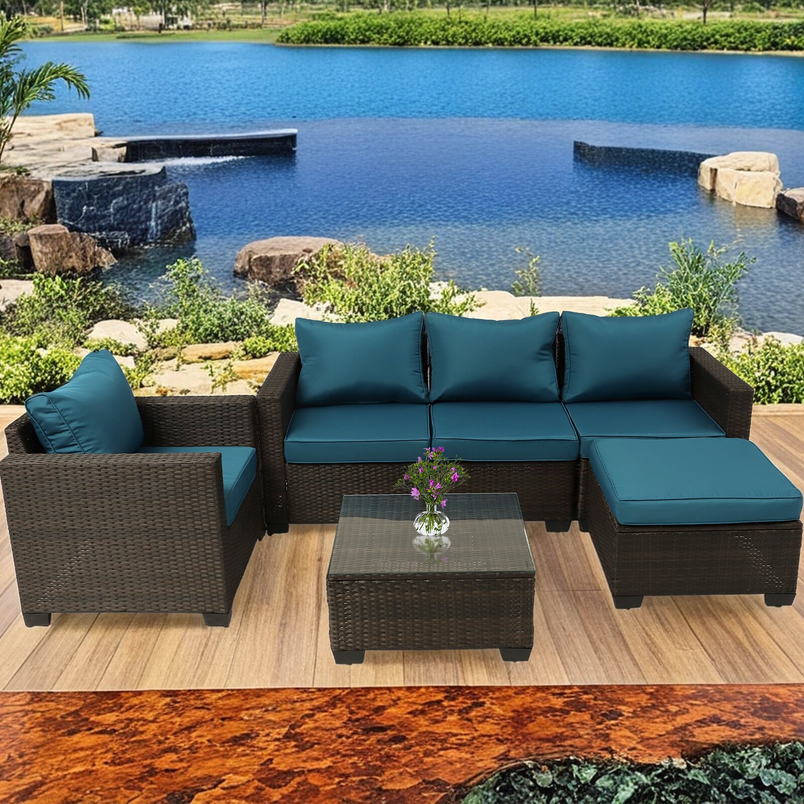 Runesay QCPATIO-25 Patio-Sofas-Daybeds - View #2