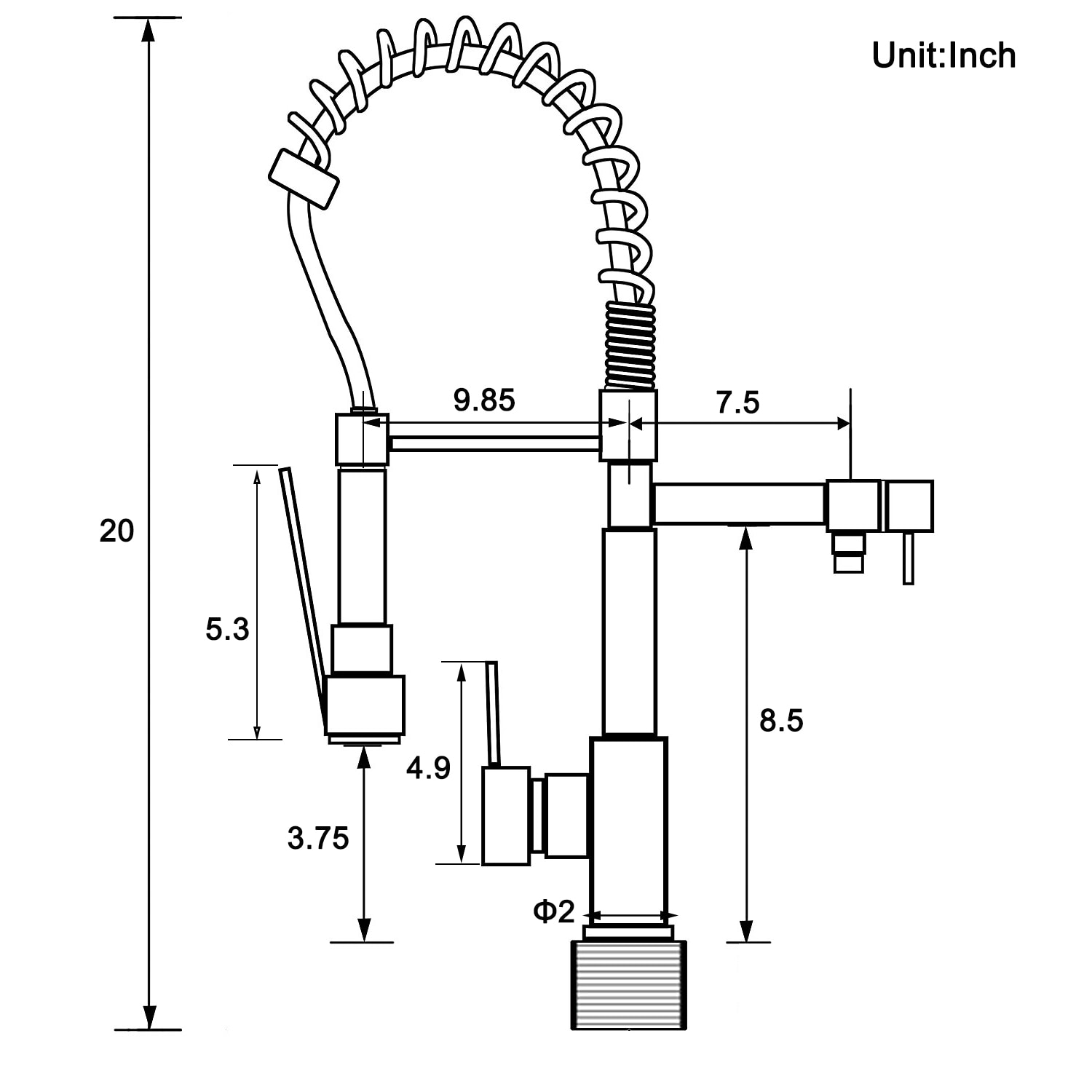 Fapully FA-B-1006N Kitchen-Faucets - View #8