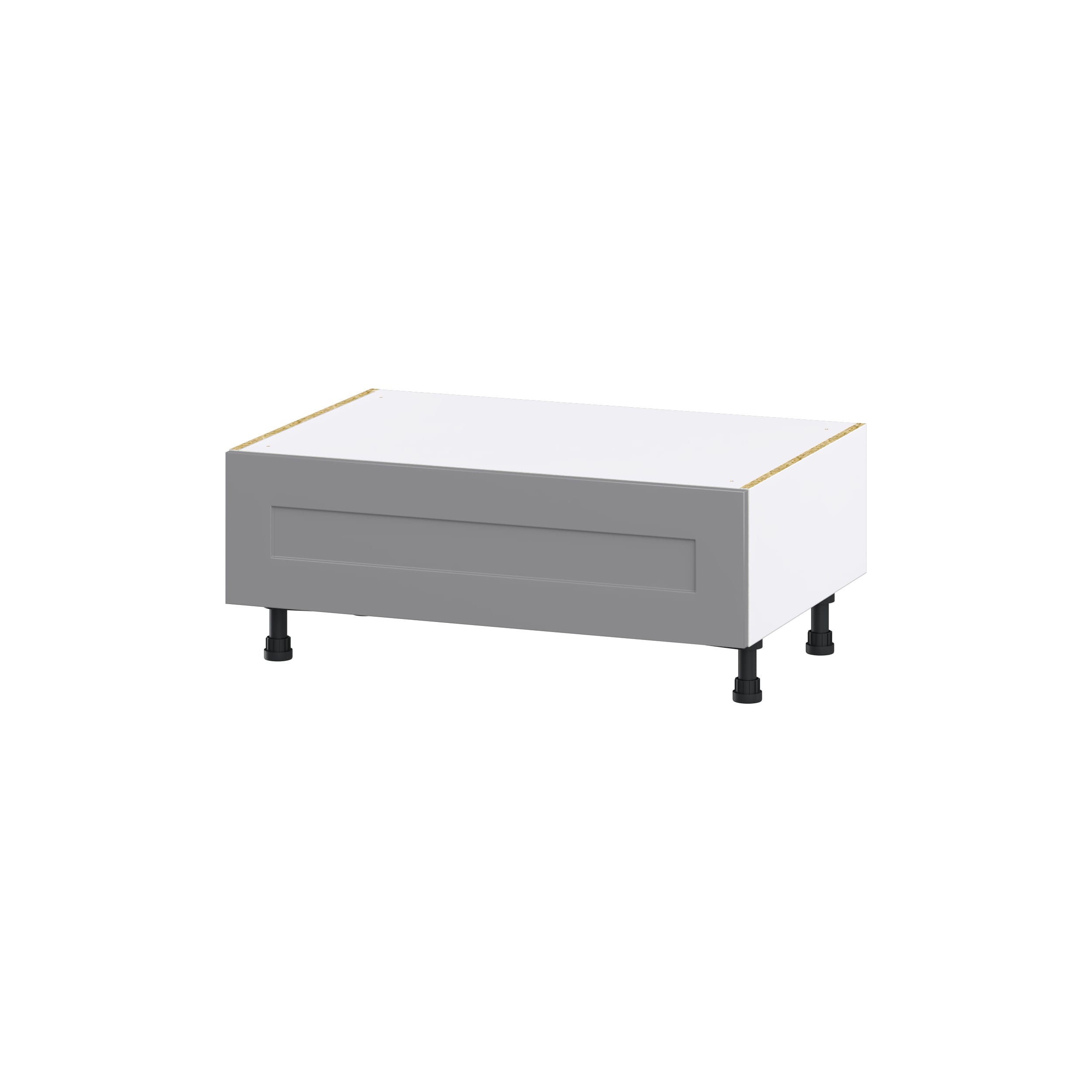 Hugo&Borg DSBWS3610-BM Beaumont 36-in W x 14.5-in H x 24-in D Slate Gray Drawer Base Fully assembled Cabinet Shaker)