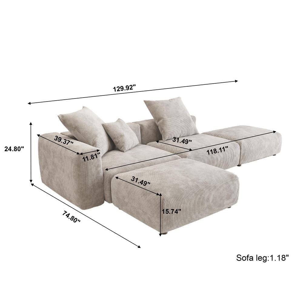 BuotiqHom DH-C2+2-126BE Sofas-Loveseats - View #2