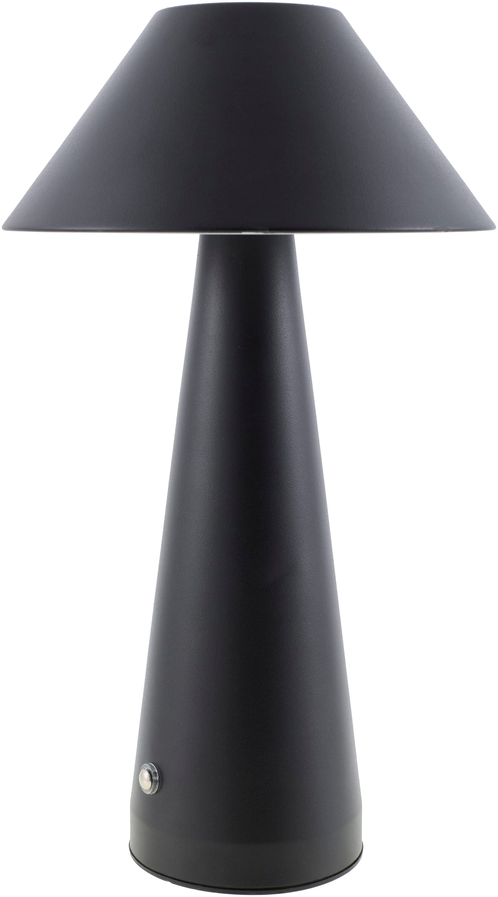 Livabliss - Furnas 12-in Black LED On/Off switch Table Lamp with Metal Shade