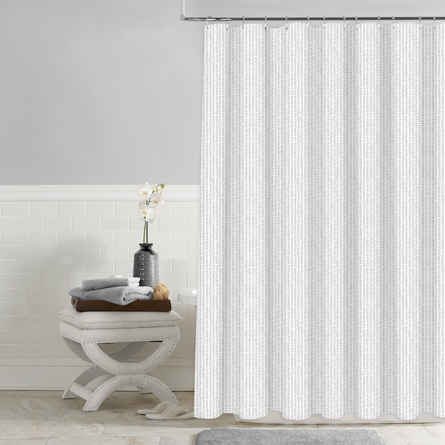 Polyester Shower Curtain, Linen Shower Curtain 84 Long