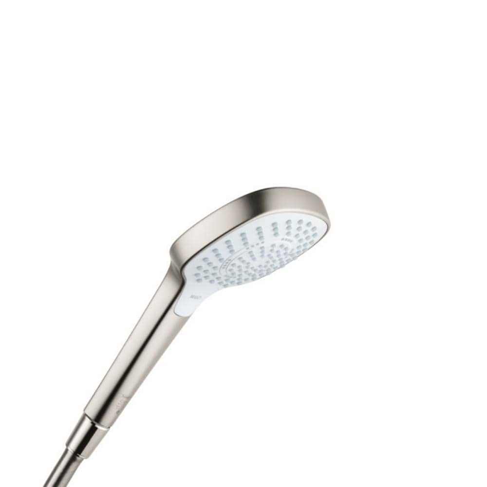 Hansgrohe 04723820 Croma 3.0 -Spray Brushed Nickel Polygon Handheld Rain Shower Head 1.8 GPM