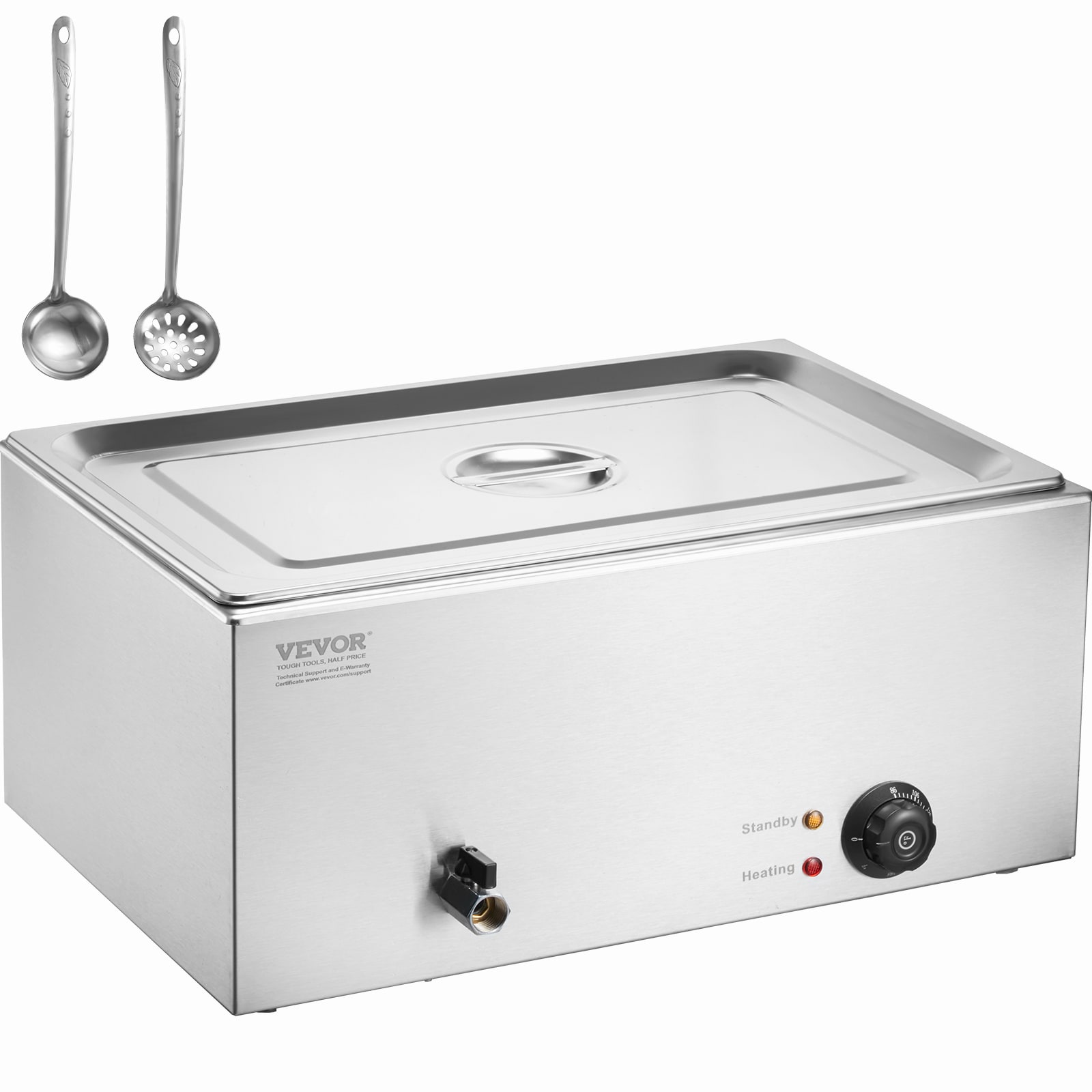 VEVOR BWTCXTC2C00000001V1 1 -Station 19-Quart Commercial/Residential Electric Food warmer