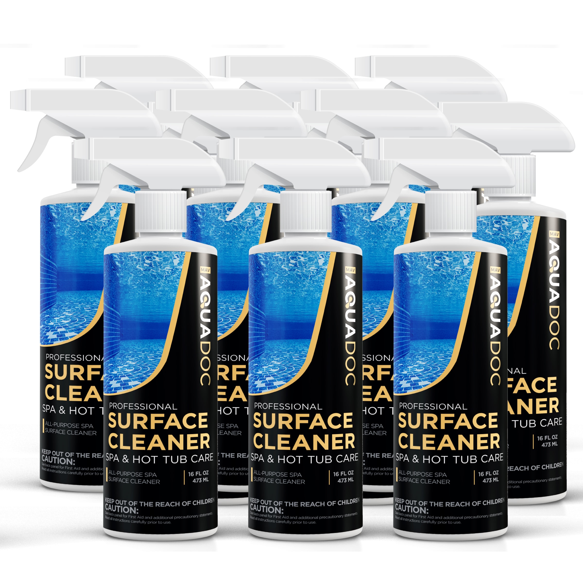 AquaDoc Jetted Bathtub Cleaner - Bathtub Jet Cleaner & Spa Cleaner Chemical  - Fast Acting Jetted Tub Cleaner - Recommended Jet Tub Cleaner for Bathtub