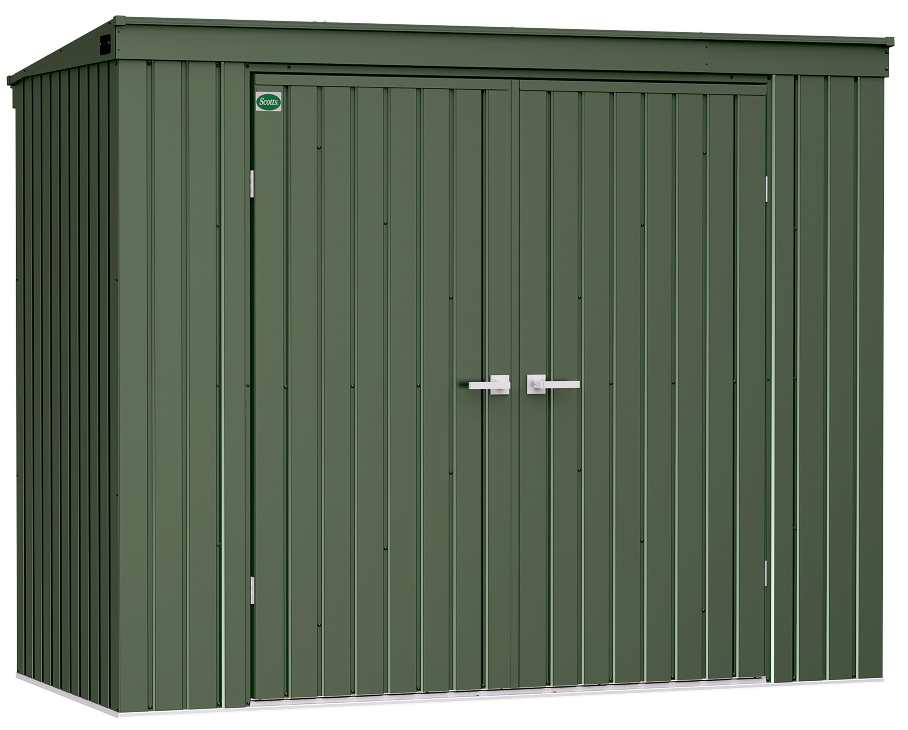 Scotts STTEP84 8-ft x 4-ft Garden Galvanized steel Storage Shed