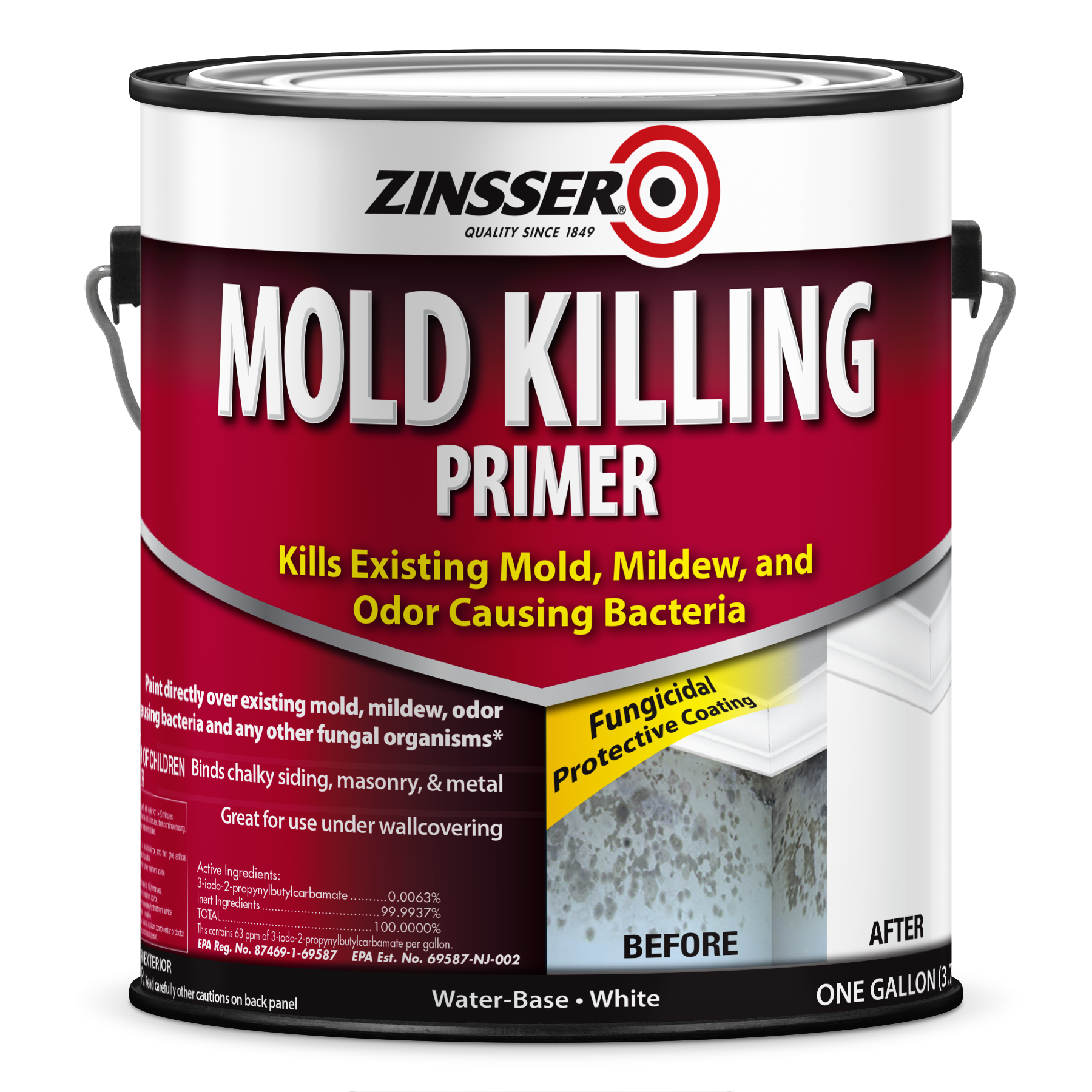 Zinsser BIN Interior Multi-purpose Oil-based Wall and Ceiling Primer  (26-oz) in the Primer department at