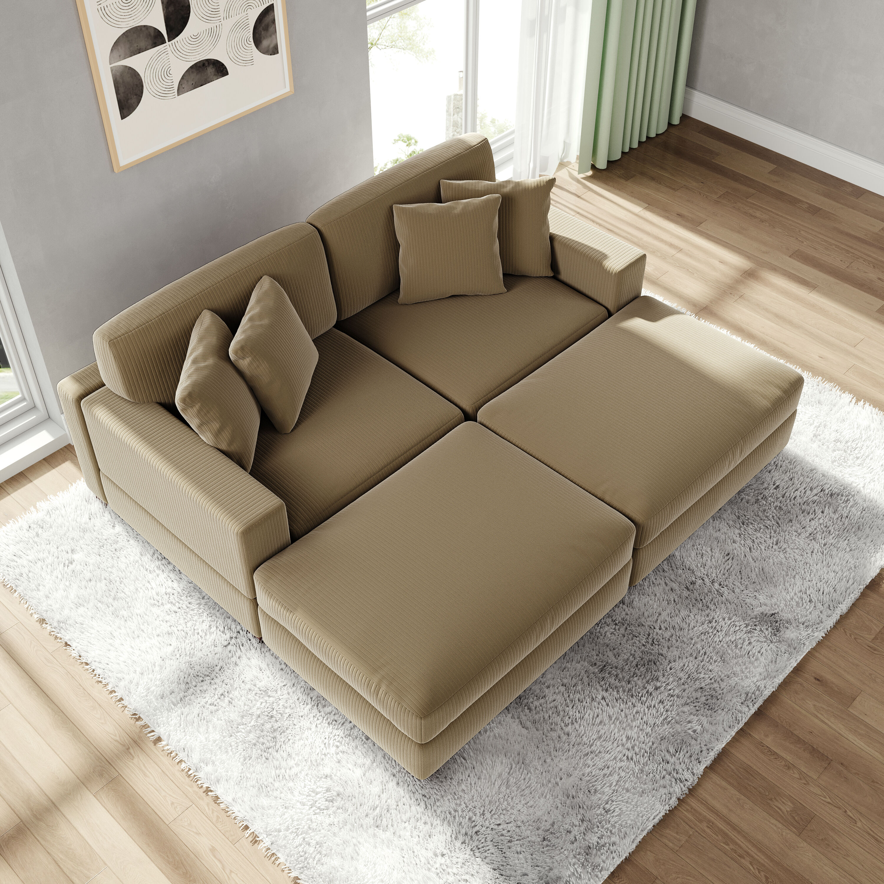 Dreamsidea CS7-CAM-L-R-OTX2 Sofas-Loveseats - View #3
