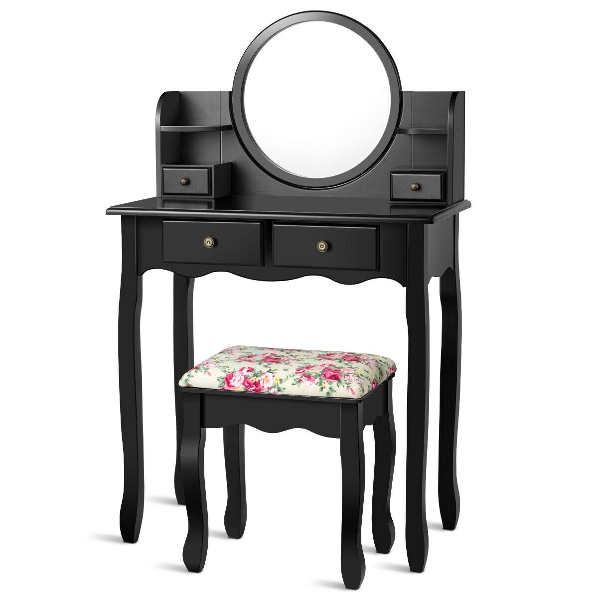 CASAINC WF-HYSN-66130BK Bedroom-Vanities - View #5