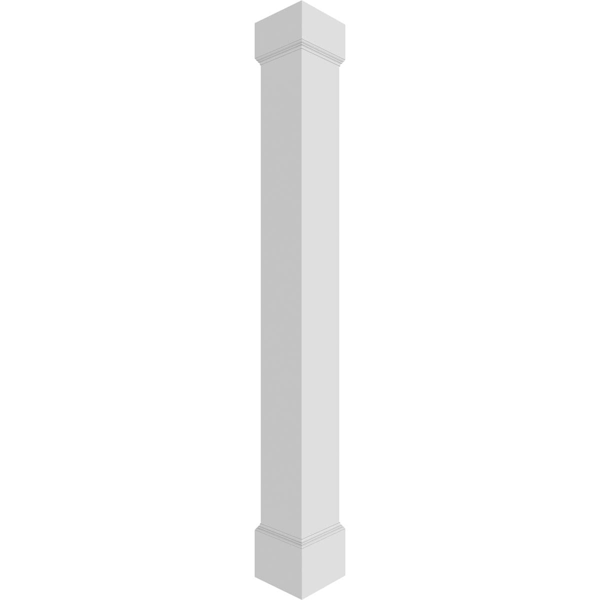 Ekena Millwork Craftsman Classic 6-in L x 8-ft Unfinished PVC Column ...