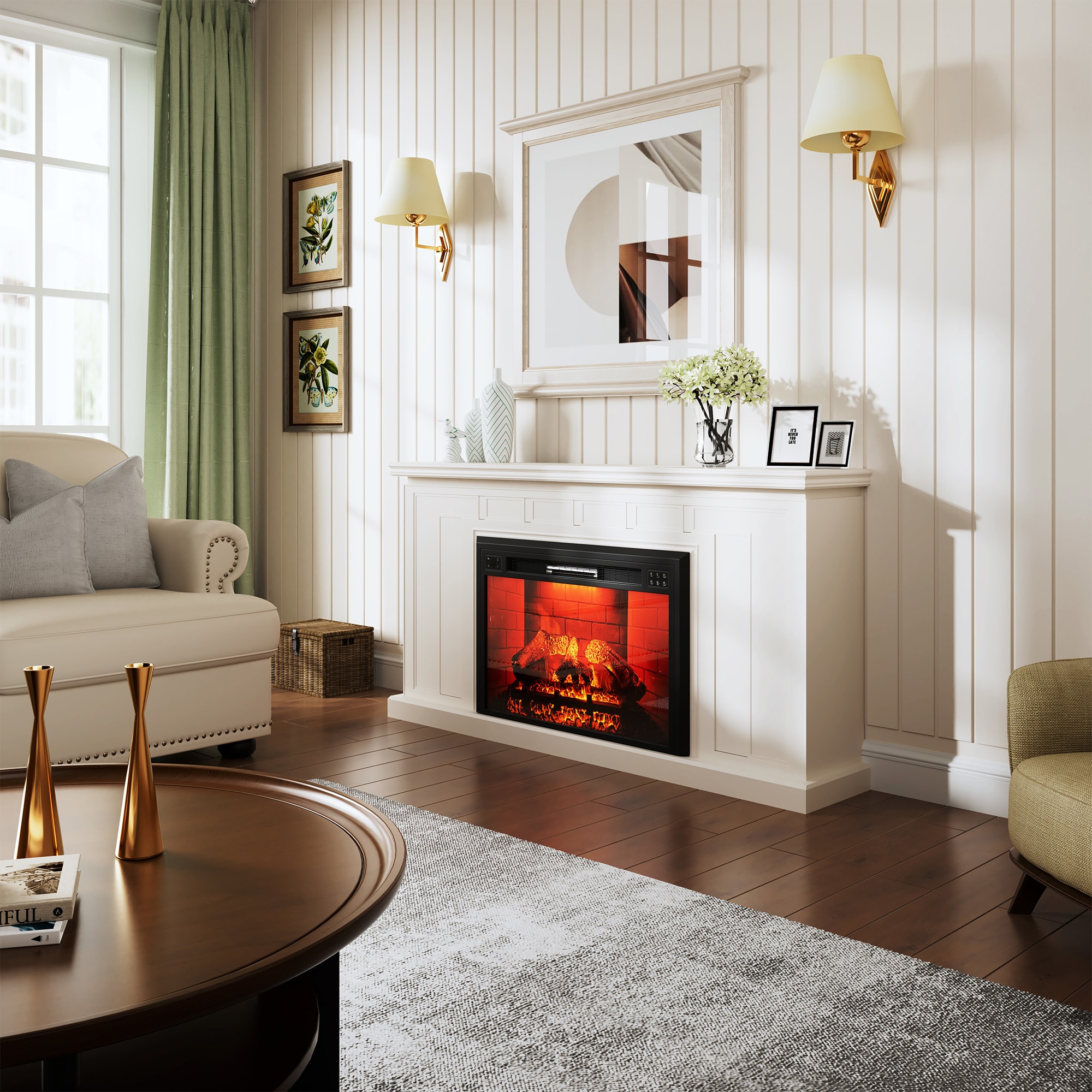 Clihome BL-ZH-07-35 Electric-Fireplaces - View #4