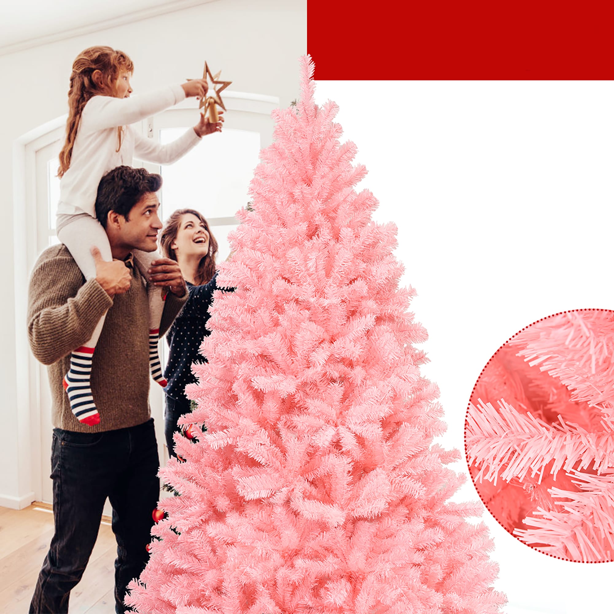 Costway CM22822 Artificial-Christmas-Trees - View #2