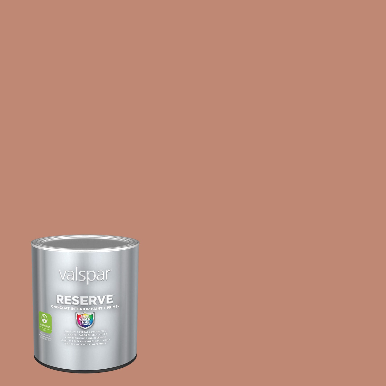 Valspar 2003-7C-2916566 Reserve Satin Kitchen Terra Cotta 2003-7C Latex Interior Paint Paint + Primer ( 1-quart )