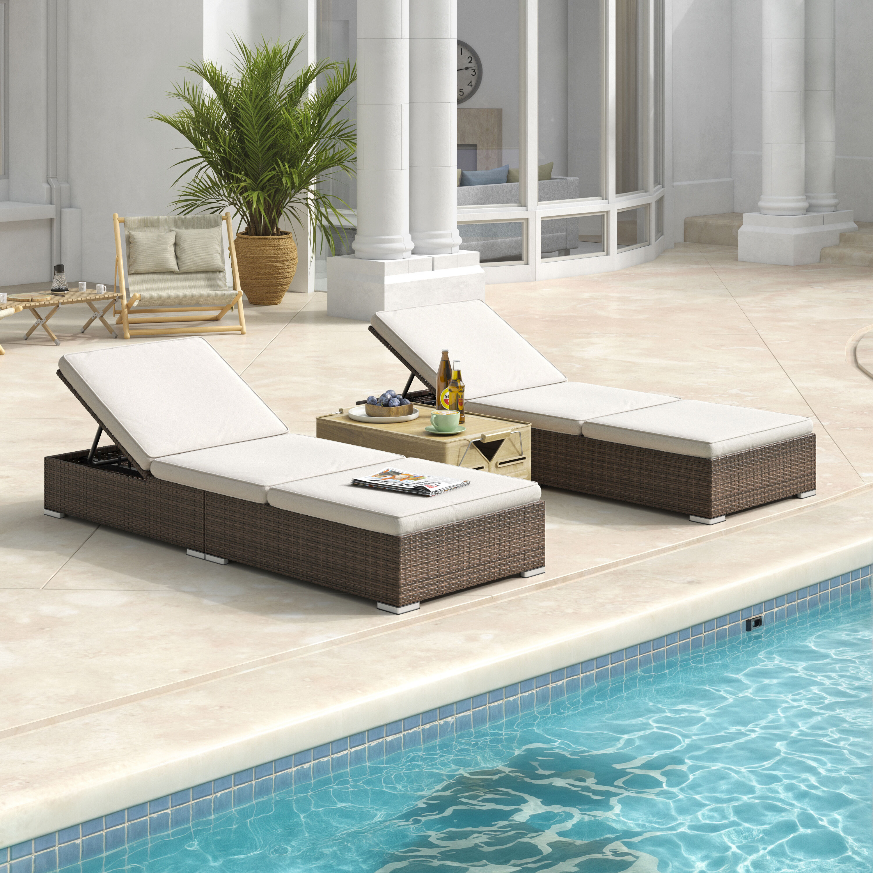 Resin lounge chairs lowes discount