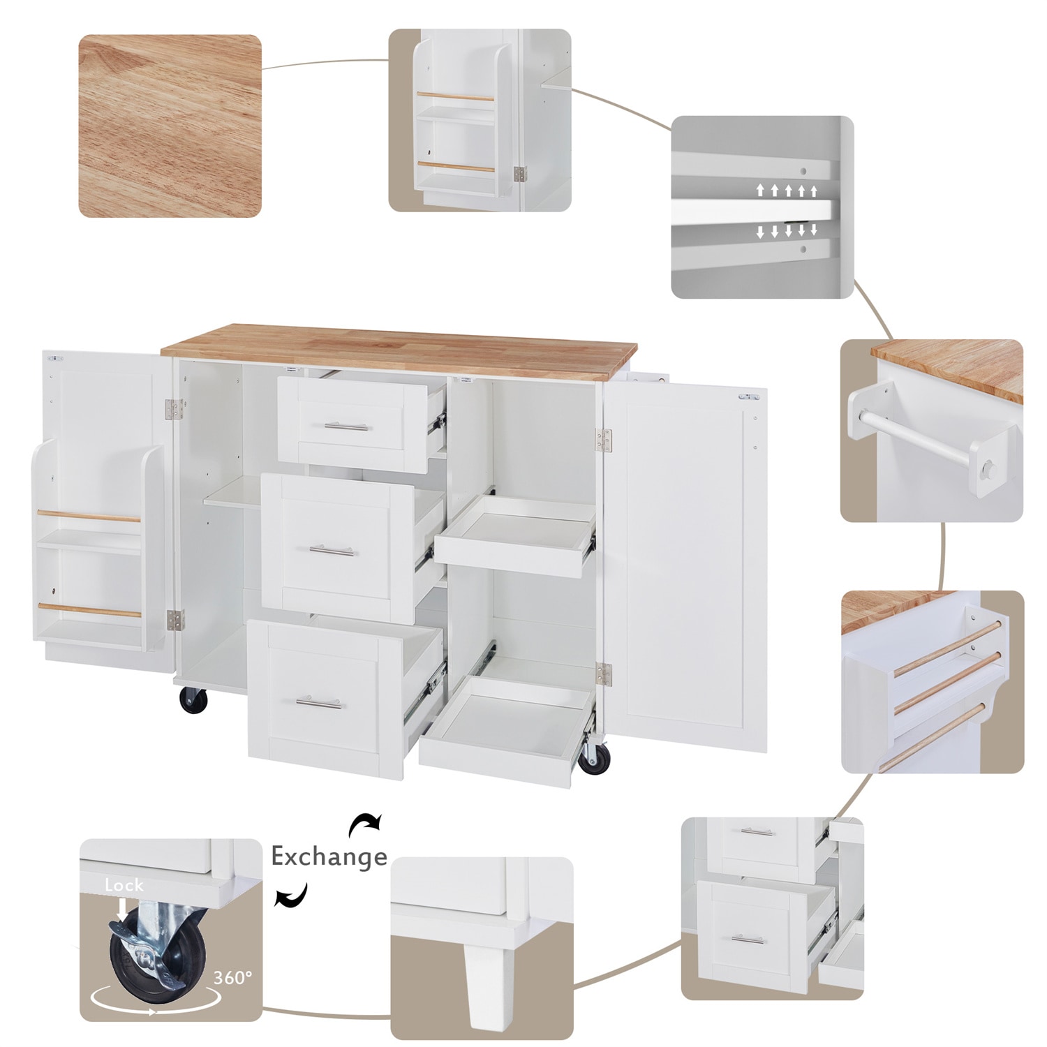 BABOOM BOM-6599AAW-OR Kitchen-Furniture - View #10