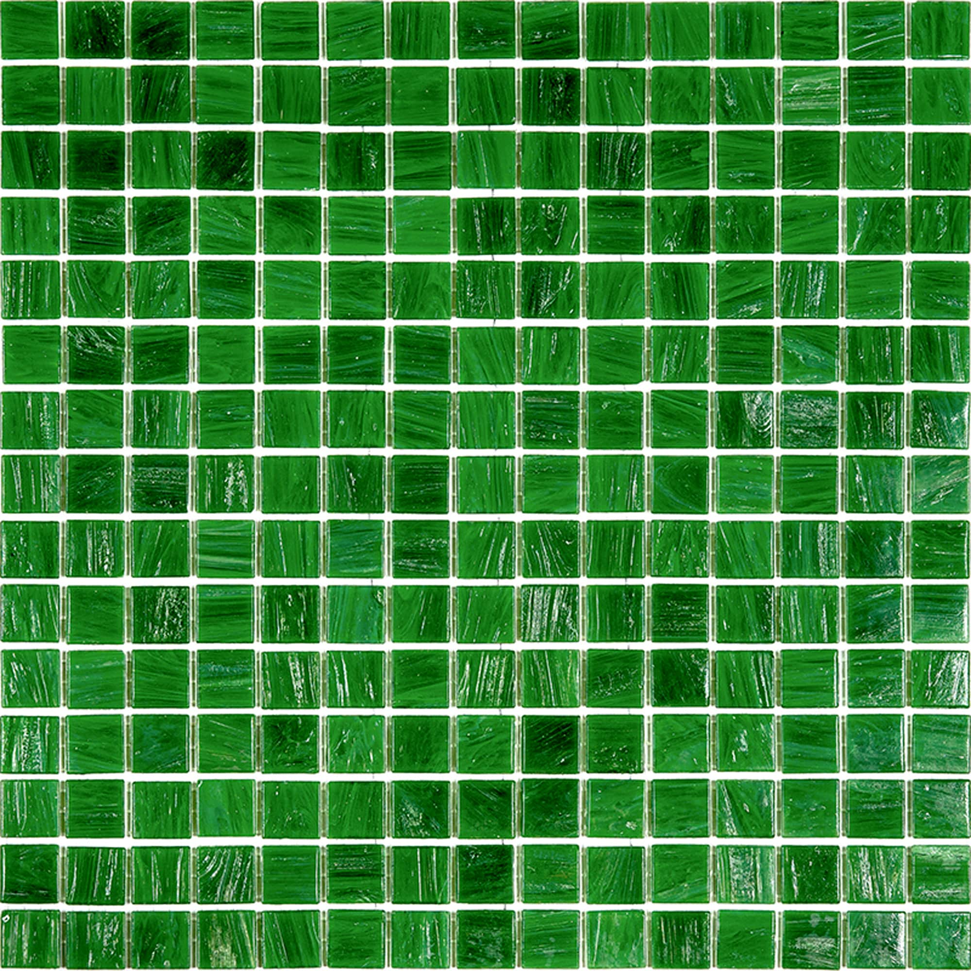 Apollo Tile Celestial Kelly Green 12-in x 12-in Glossy Glass Uniform Squares Floor and Wall Tile (20-sq. ft/ Carton)