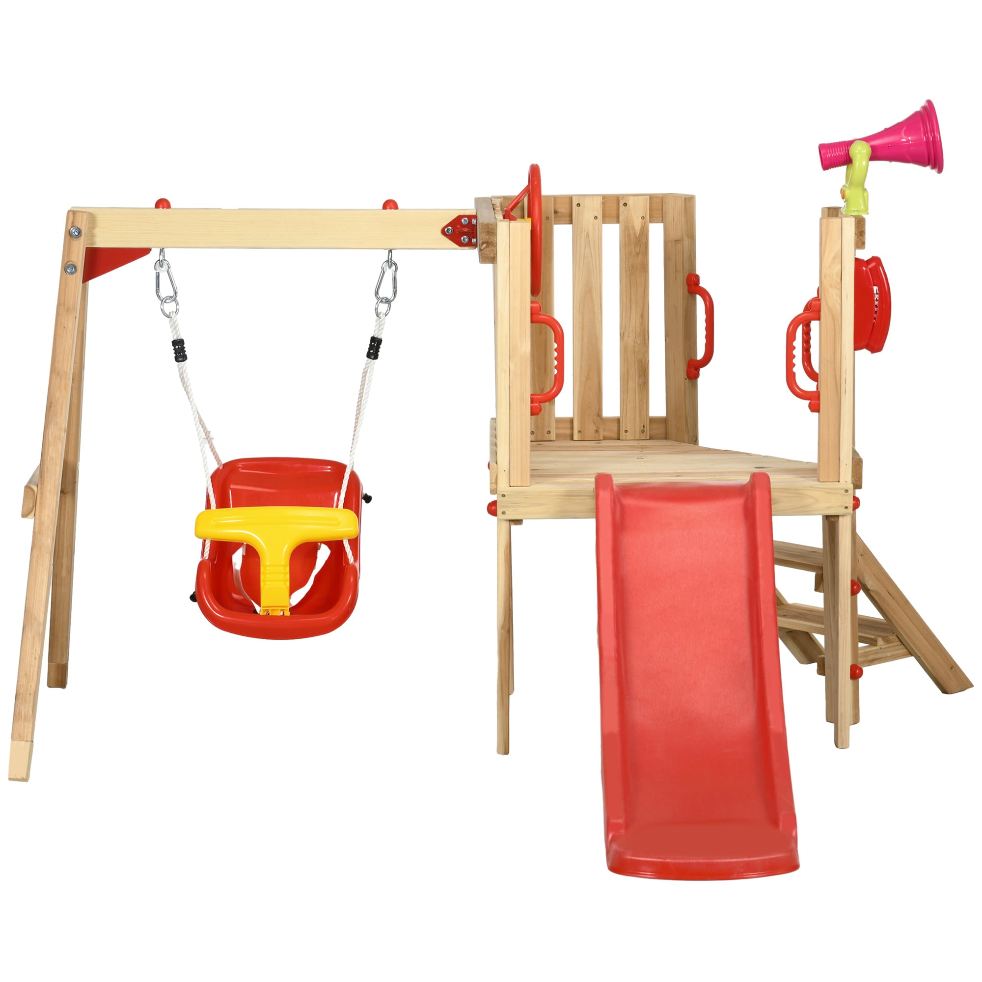 Runesay SS-8 Swing Sets Red Plastic Rope Swing