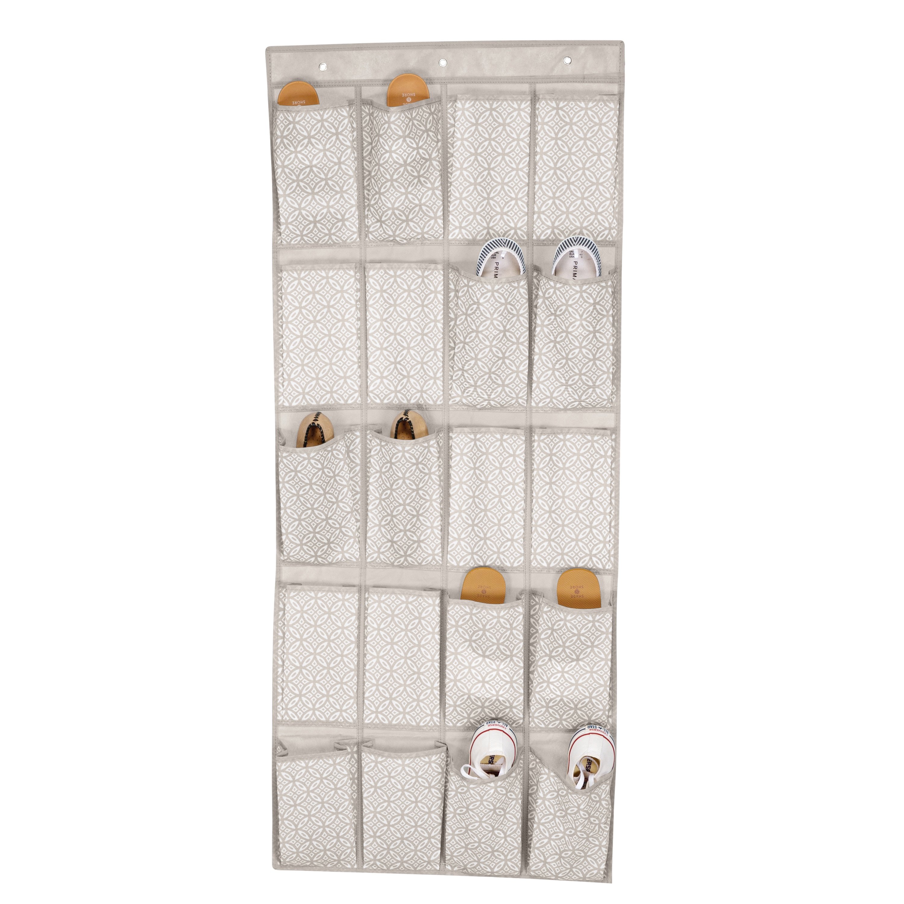 Simplify 30106-GREY Grey Hanging closet organizer ( 22-Inches x 54-Inches x 0.25-Inches )