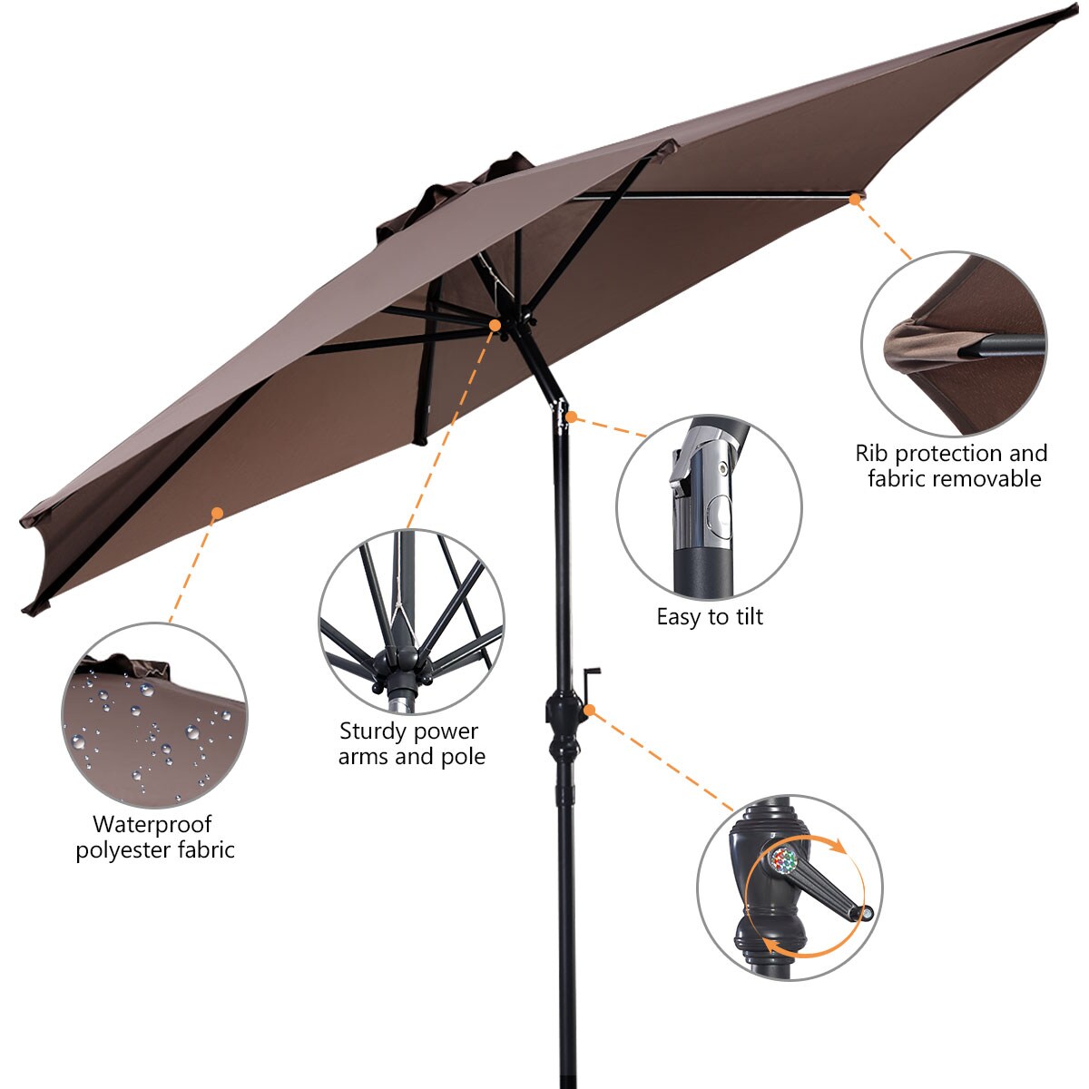 Costway OP2807TN Umbrellas-2 - View #8