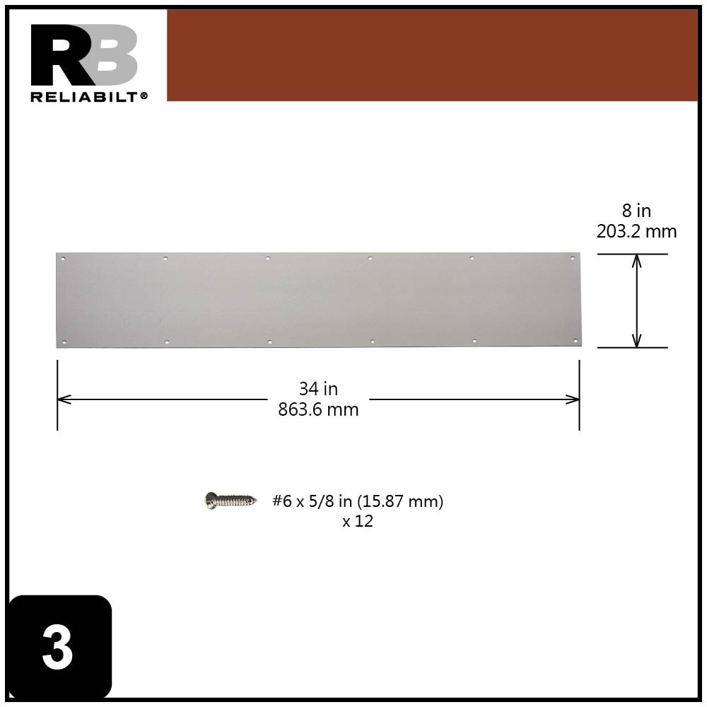 RELIABILT 32293TNDLG Entry-Door-Kick-Plates - View #5