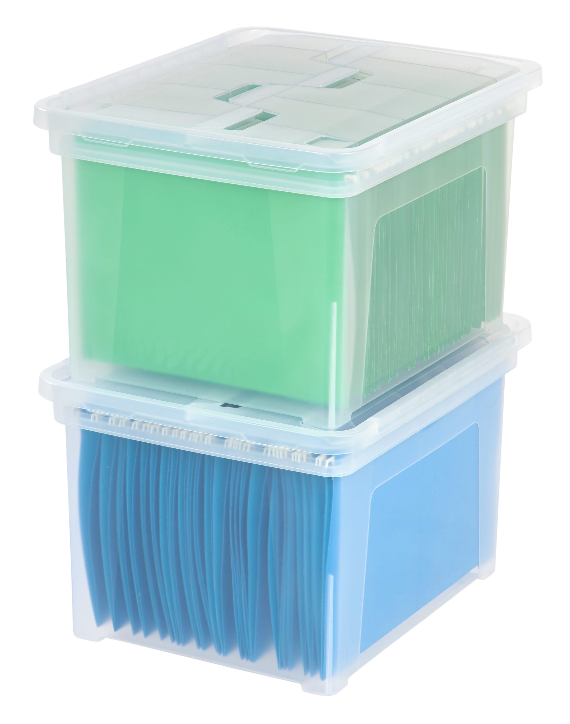 IRIS File Box, Pack of 1, Clear at Lowes.com