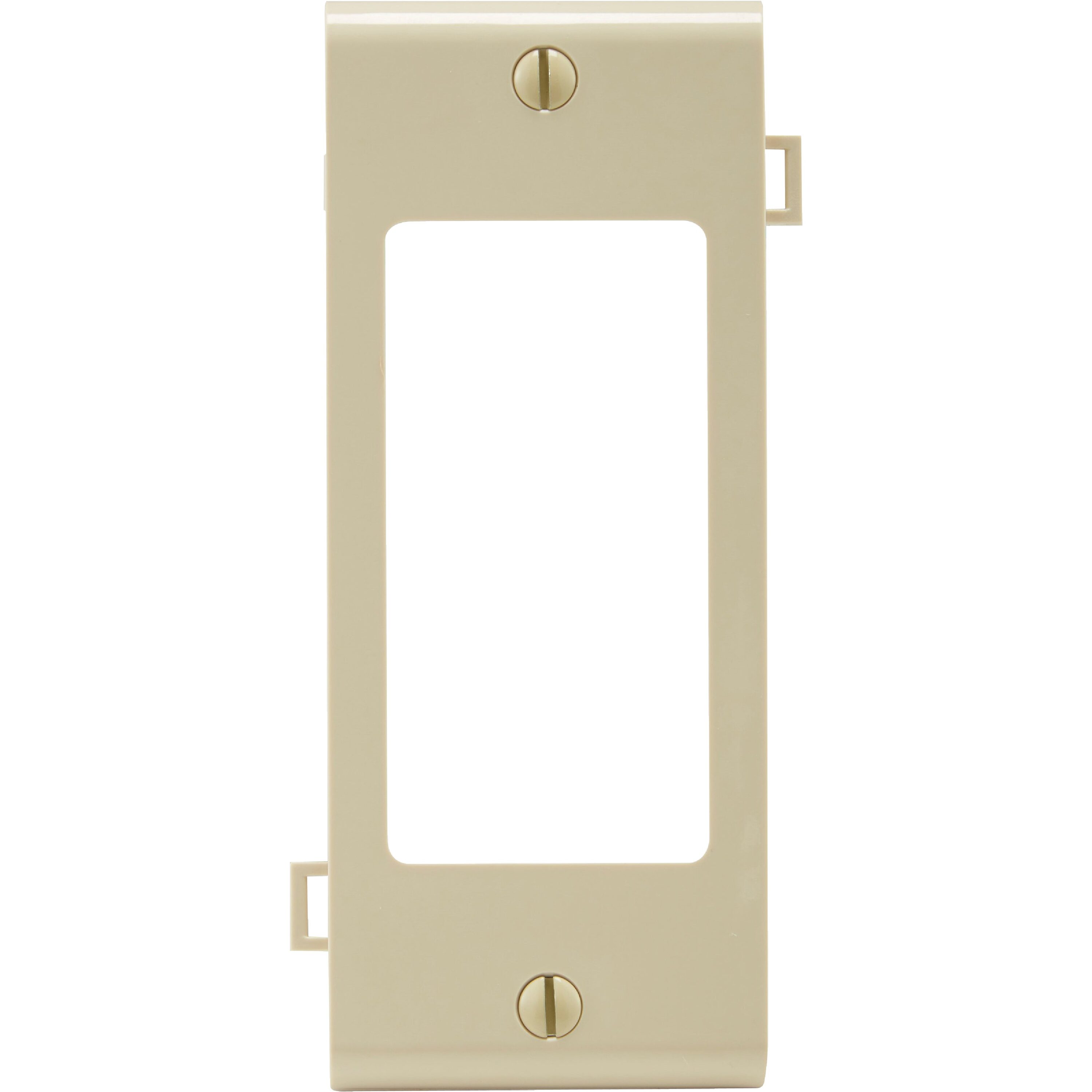 Leviton  1Gang Decora GFCI Wallplate in Ivory Durable Thermoplastic Design