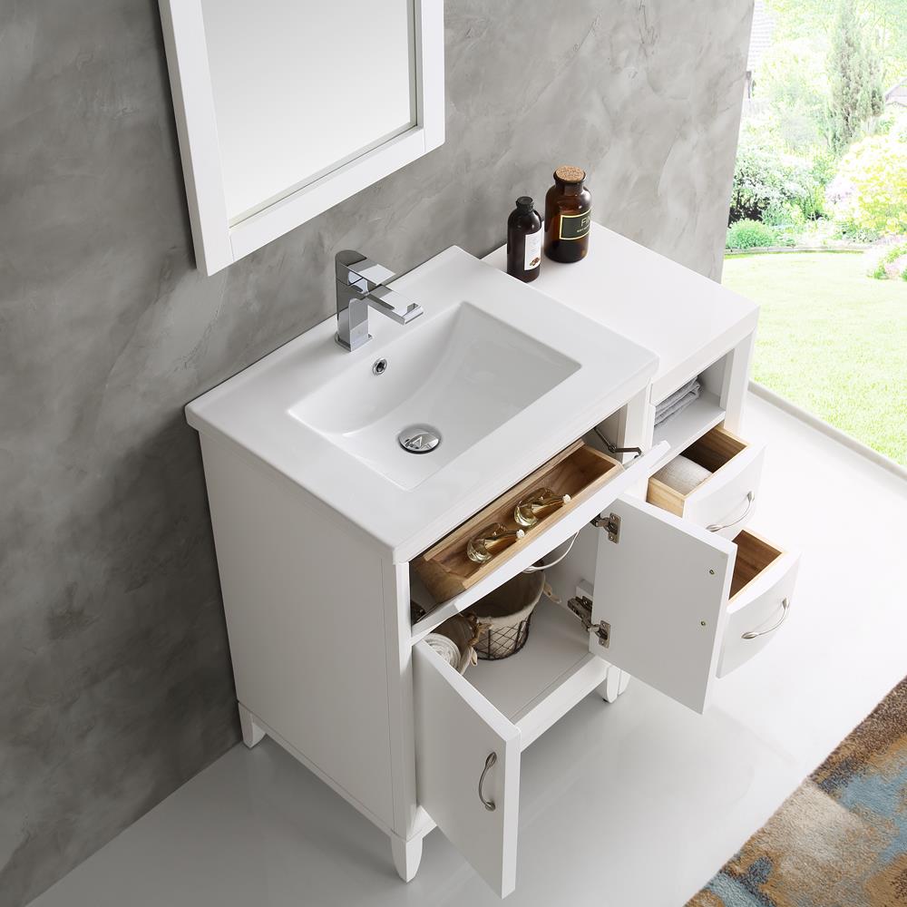 Fresca FVN21-2412WH Bath-Vanity-Combo - View #3