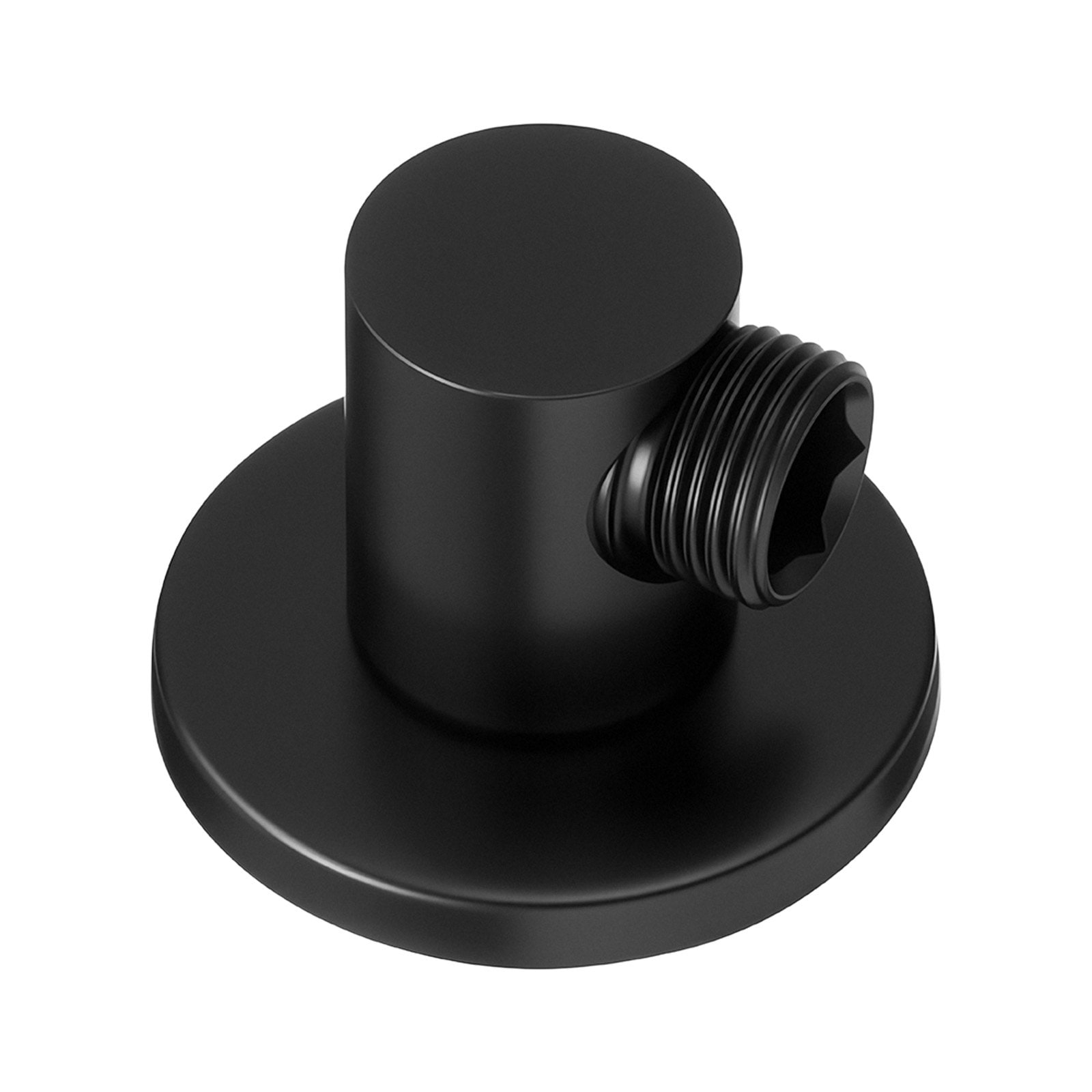 Slickblue Matte Black 2.36-in Shower Elbow Wall Mount Bathroom Water Supply Connector