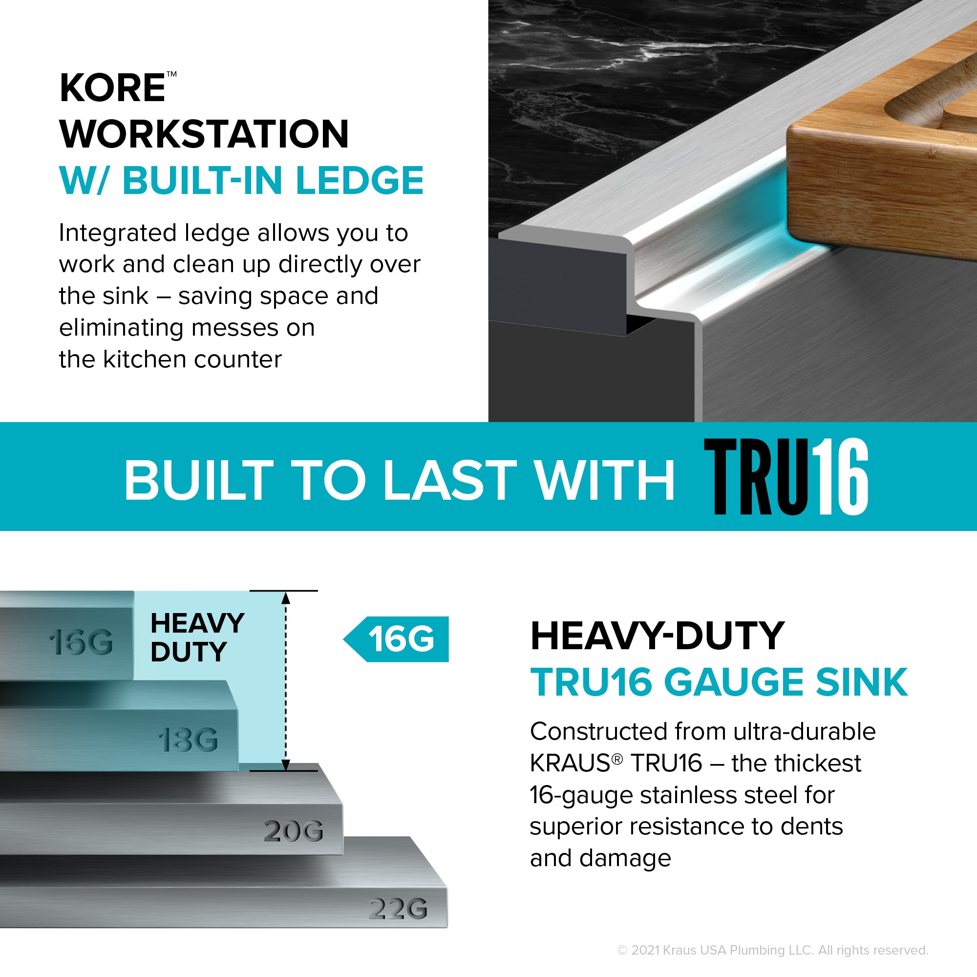 Kraus KWT310-33-5.5 Kitchen-Sinks - View #15