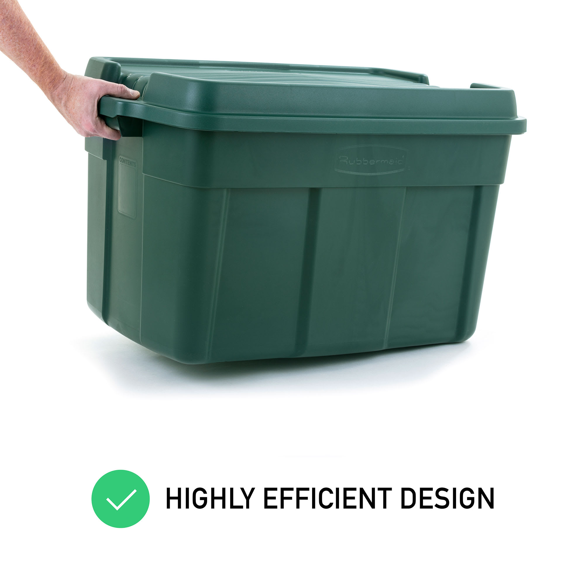 Rubbermaid 411889 Plastic-Storage-Totes - View #3