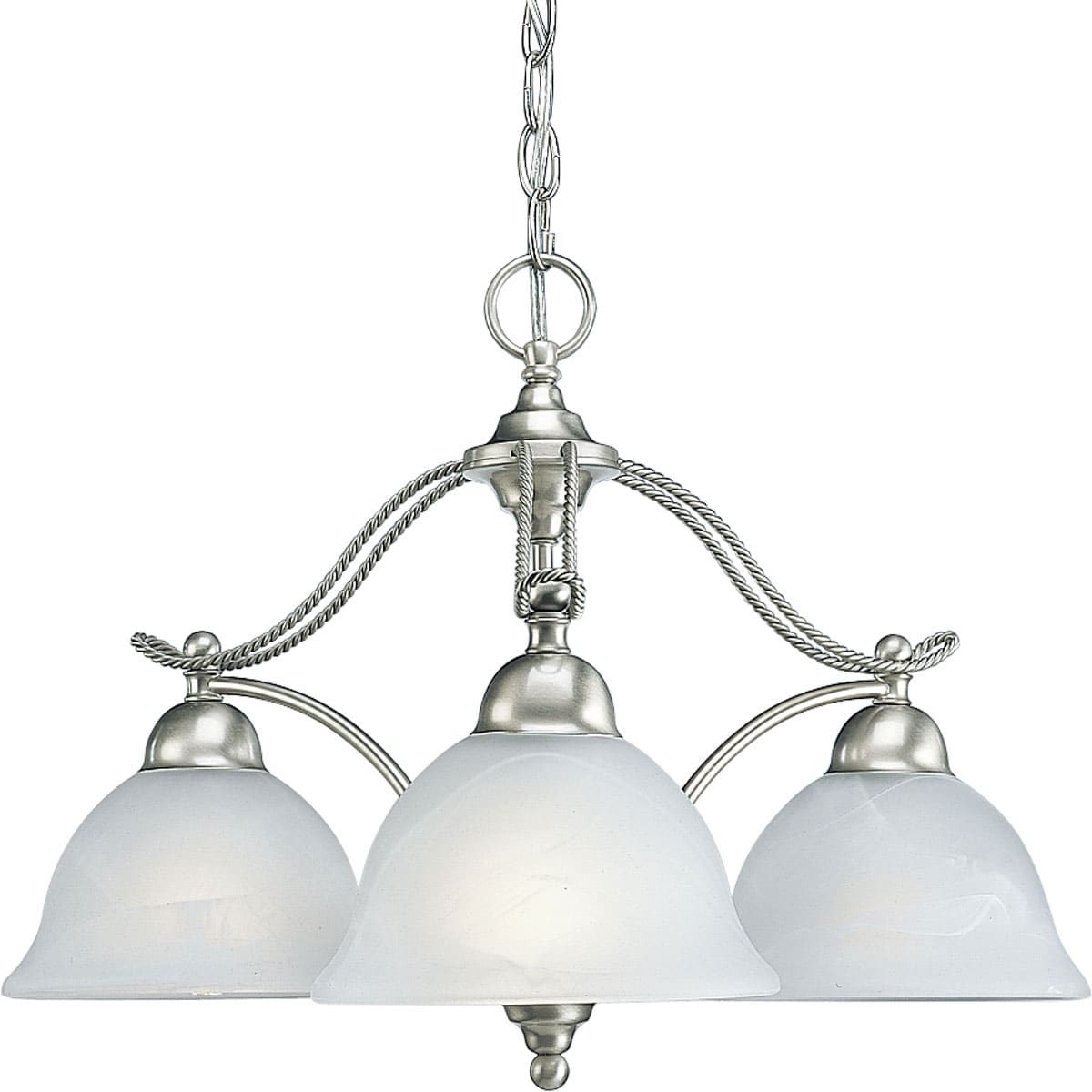 Progress Lighting P4070-09 Avalon Brushed Nickel Transitional Chandelier
