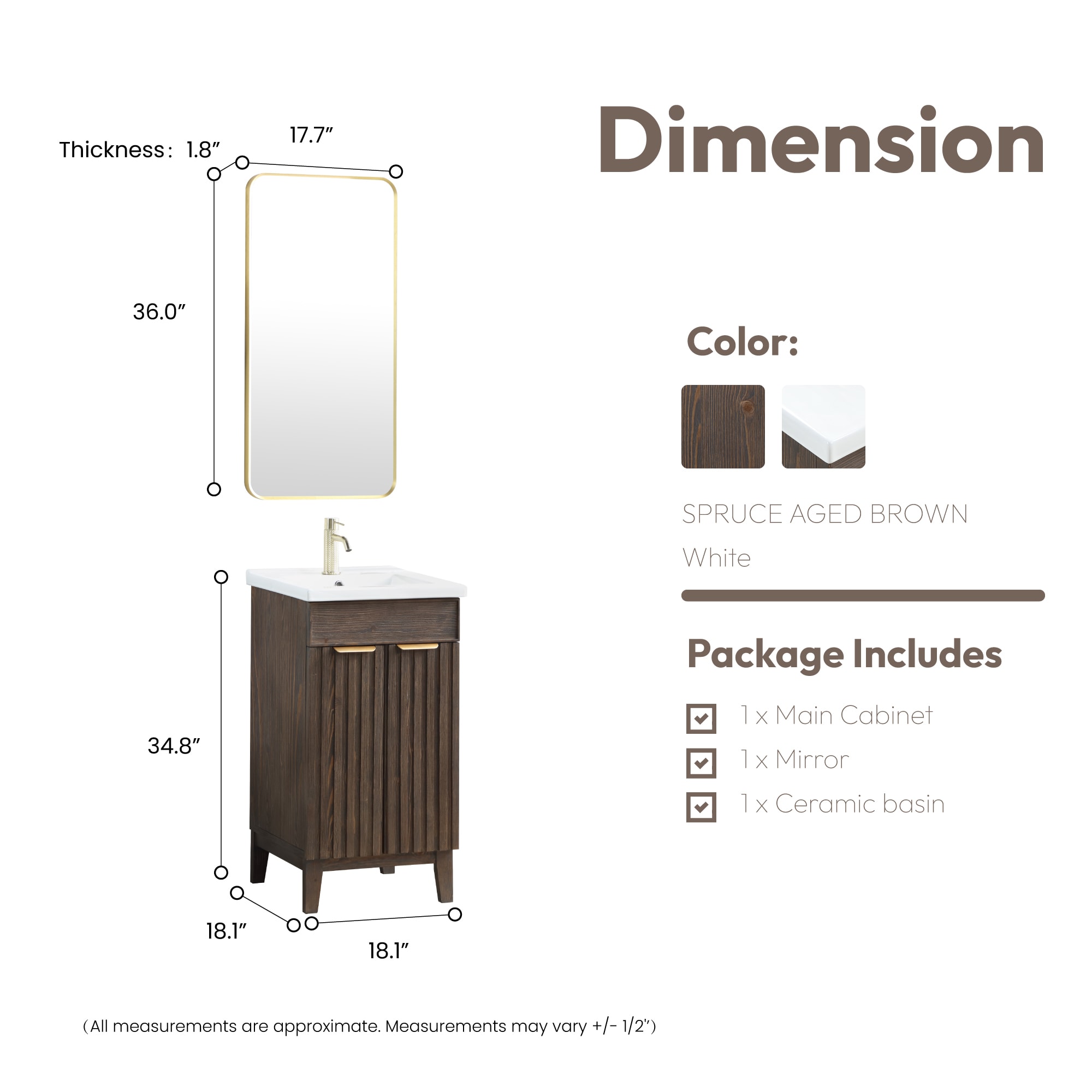 Vinnova 707618-SA-WH Bath-Vanity-Combo - View #13