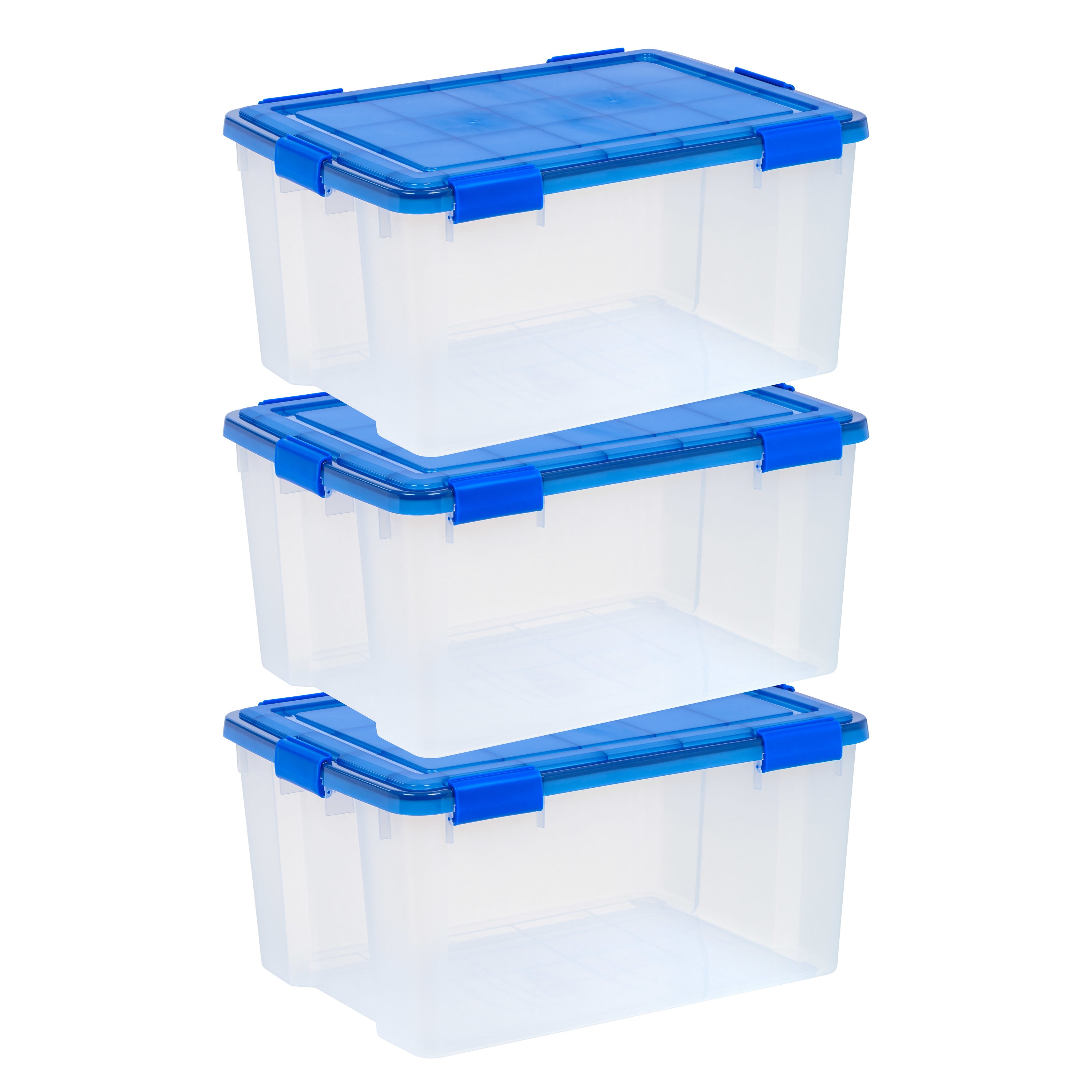 3 x TML Storage Box Blue 13L 2606 