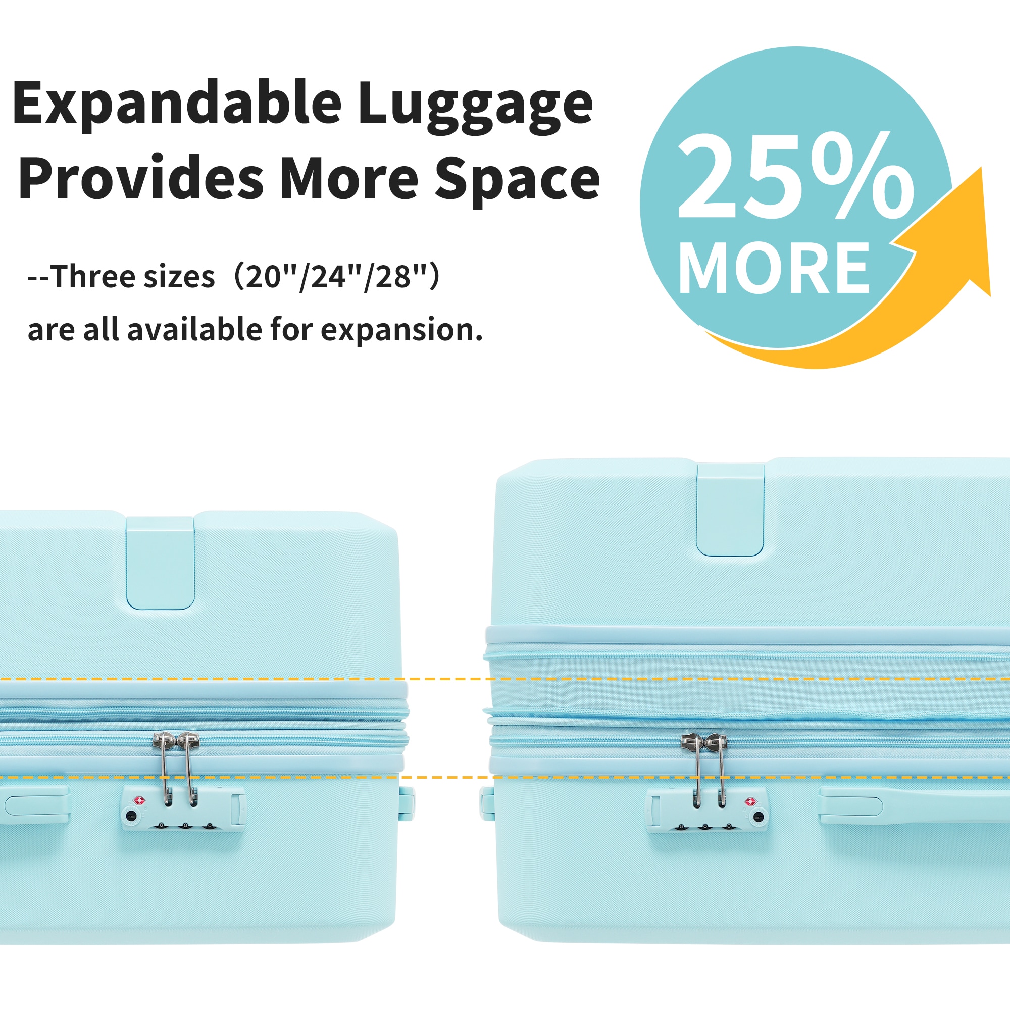 ModernLuxe N732P197378N Luggage-And-Luggage-Sets - View #7