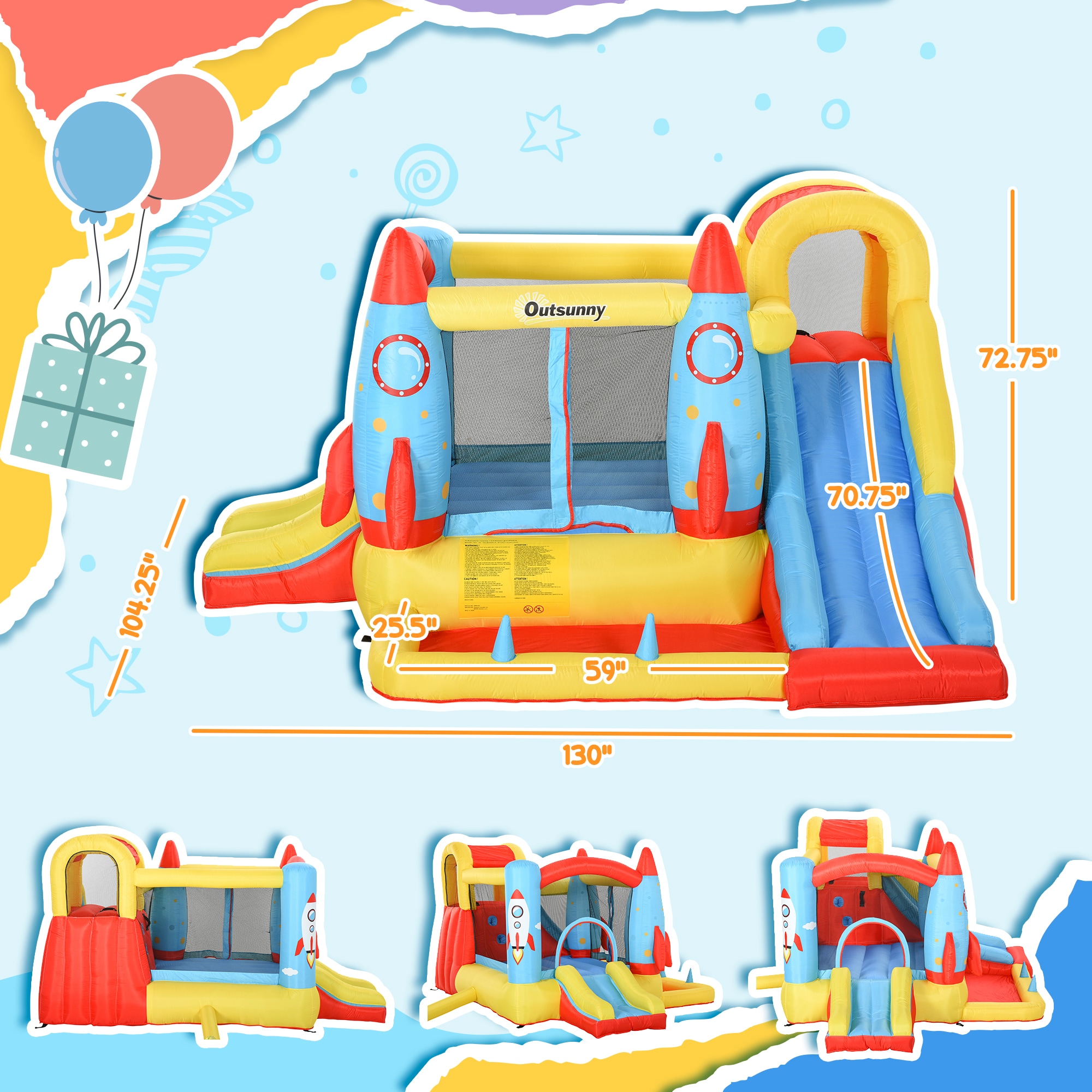 Flynama L-419S00038 Bounce-Houses - View #2