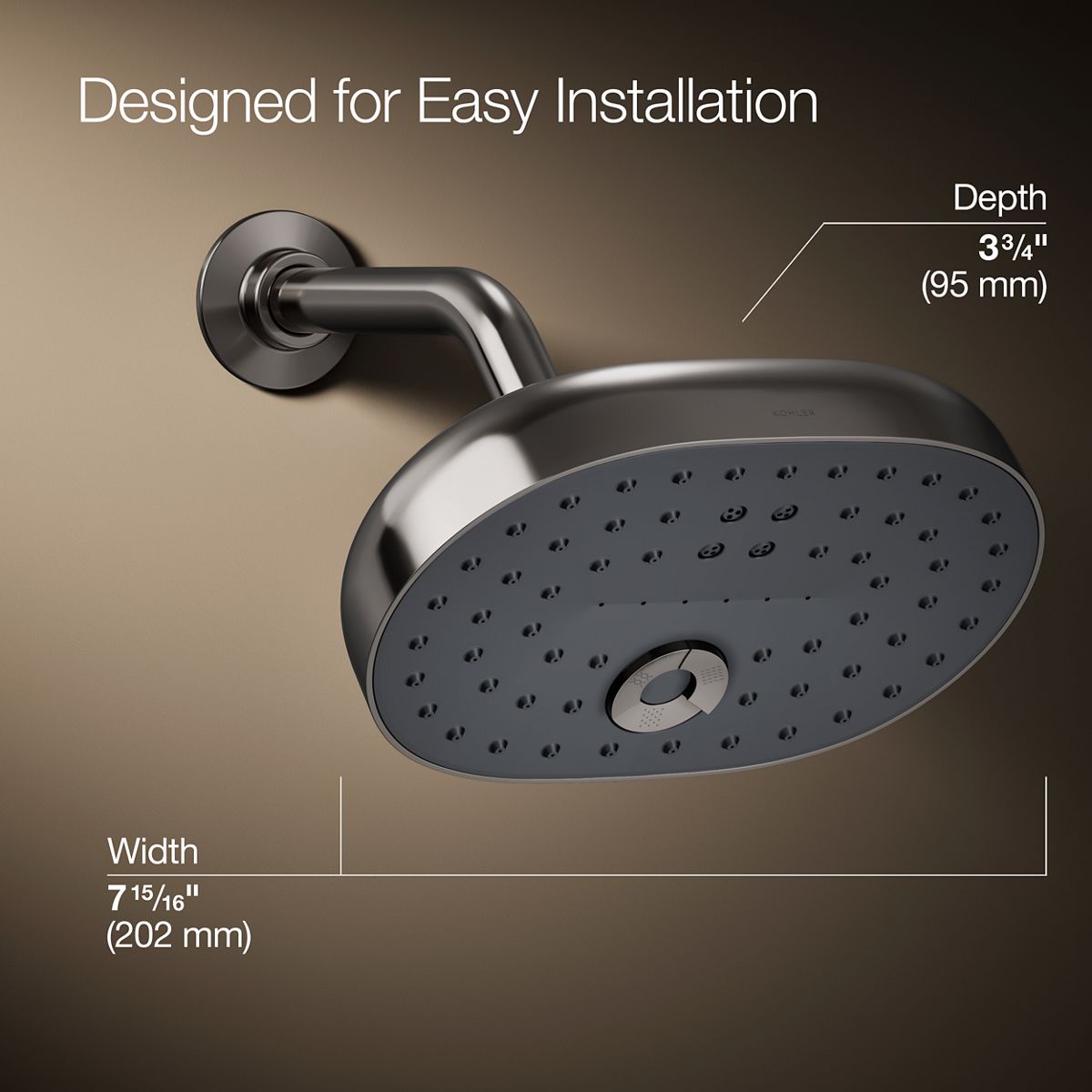 KOHLER 26290-G-TT Fixed-Showerhead - View #3