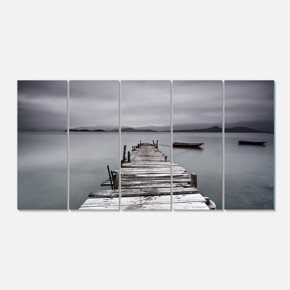 Designart PT15690-401 28-Inches H x 60-Inches W Coastal Canvas Print