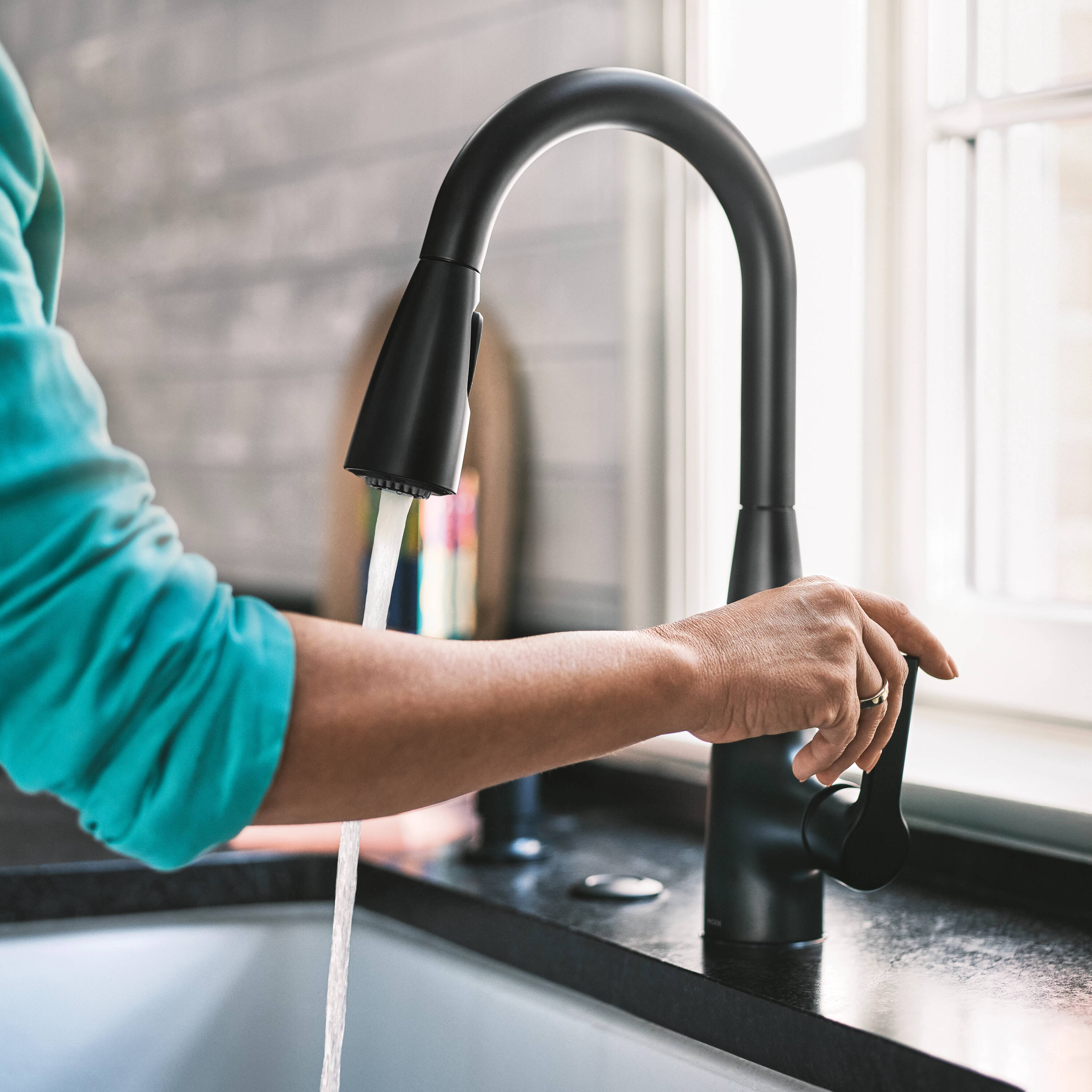 Moen 87627EWBL Kitchen-Faucets - View #9