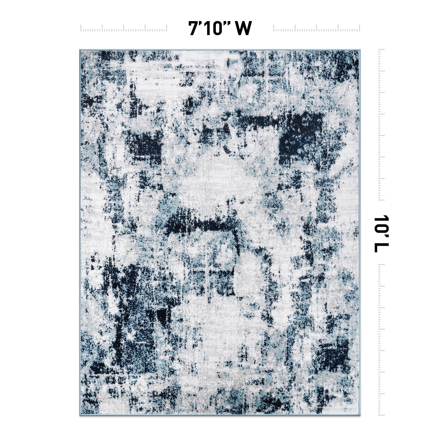 World Rug Gallery 937BLUE8X10 rugs - View #3