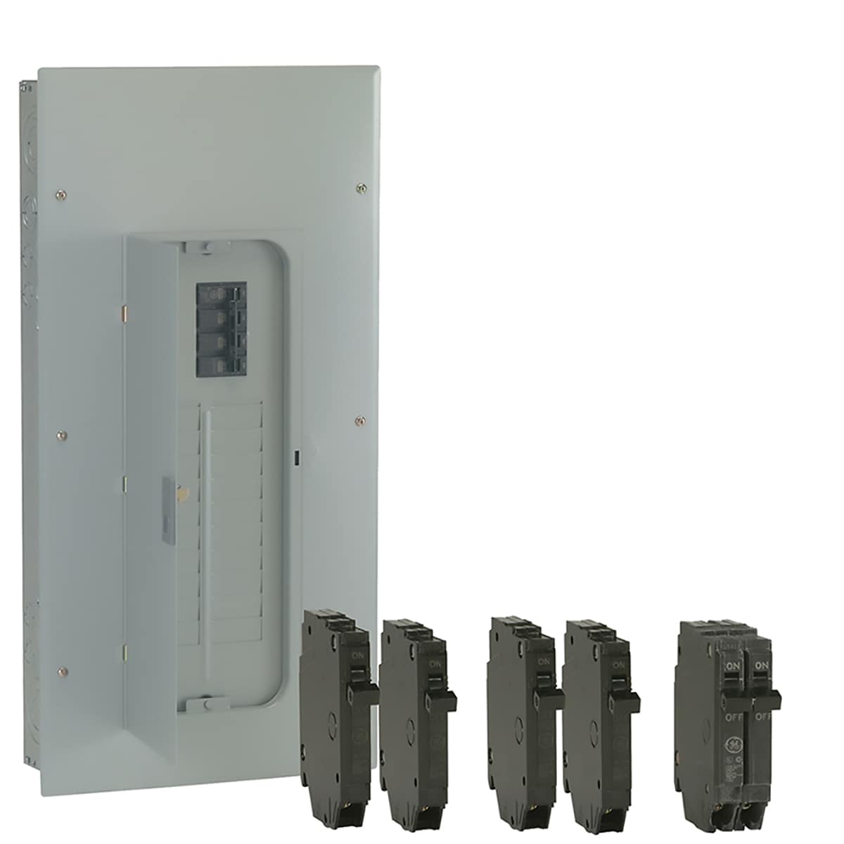 200 Amp 20-Space 40-Circuit Indoor Main Breaker Panel Box with Cover Electrical 