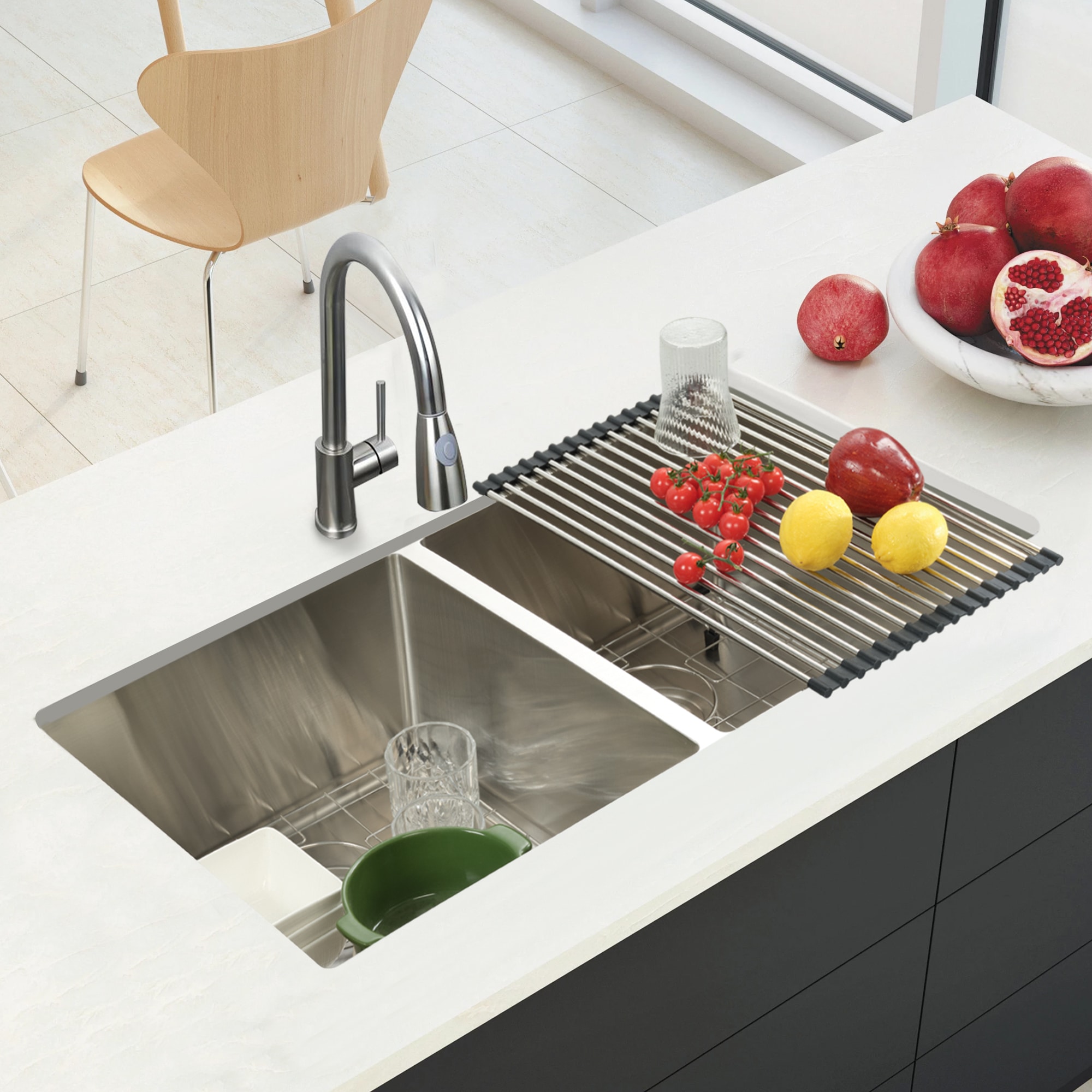 Hukoro FL3319DUM-BS Kitchen-Sinks - Thumbnail View #4