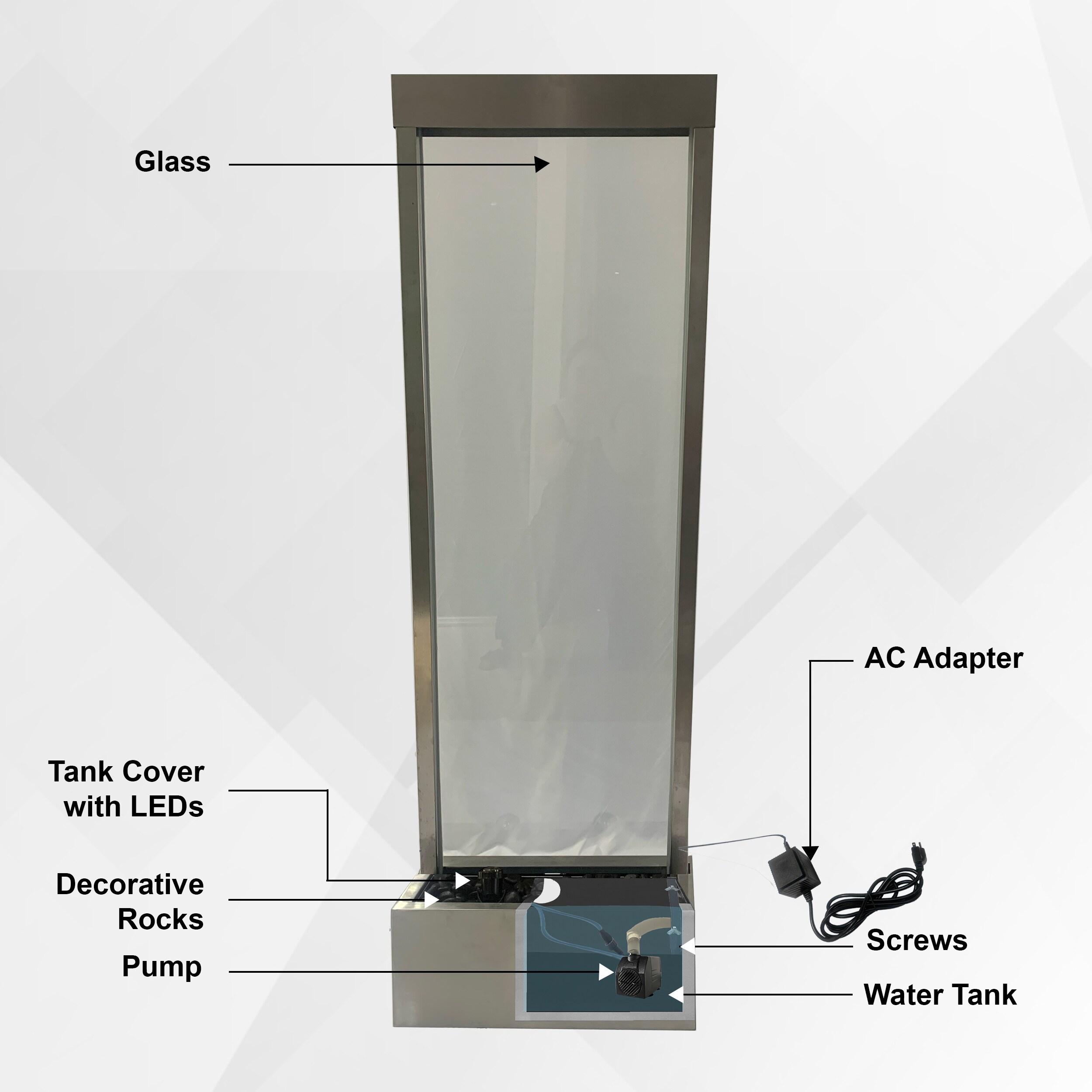 XBrand ALLSE1455SL Indoor-Fountains - View #10