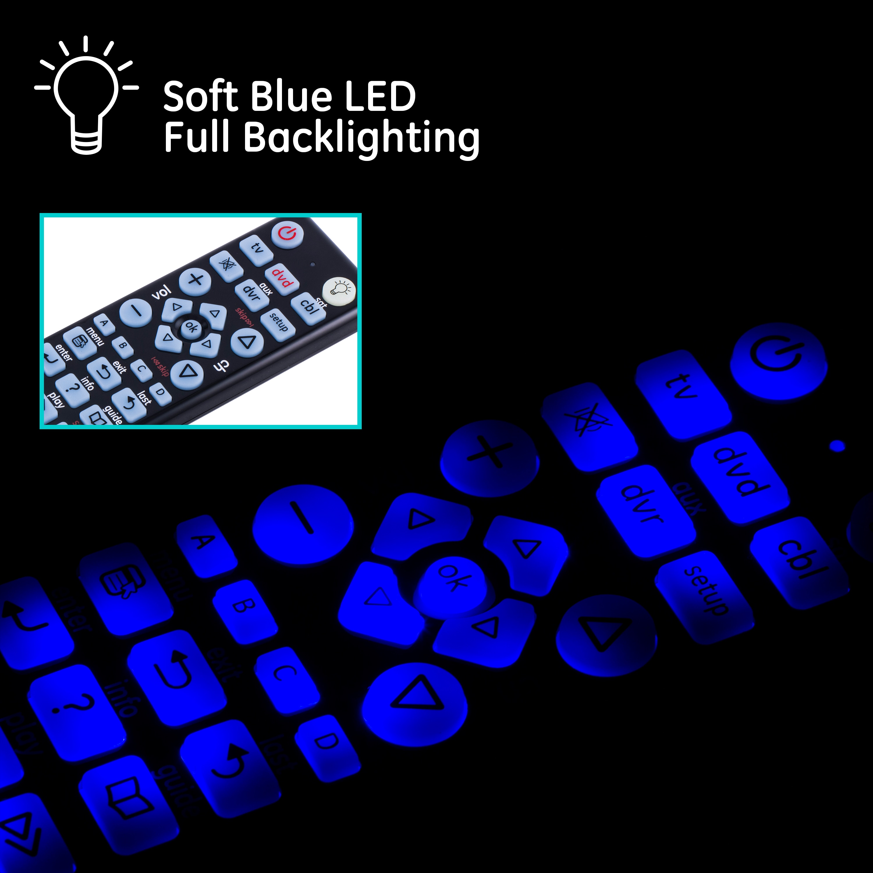 GE 34455 Multimedia-Remote-Controls - View #2